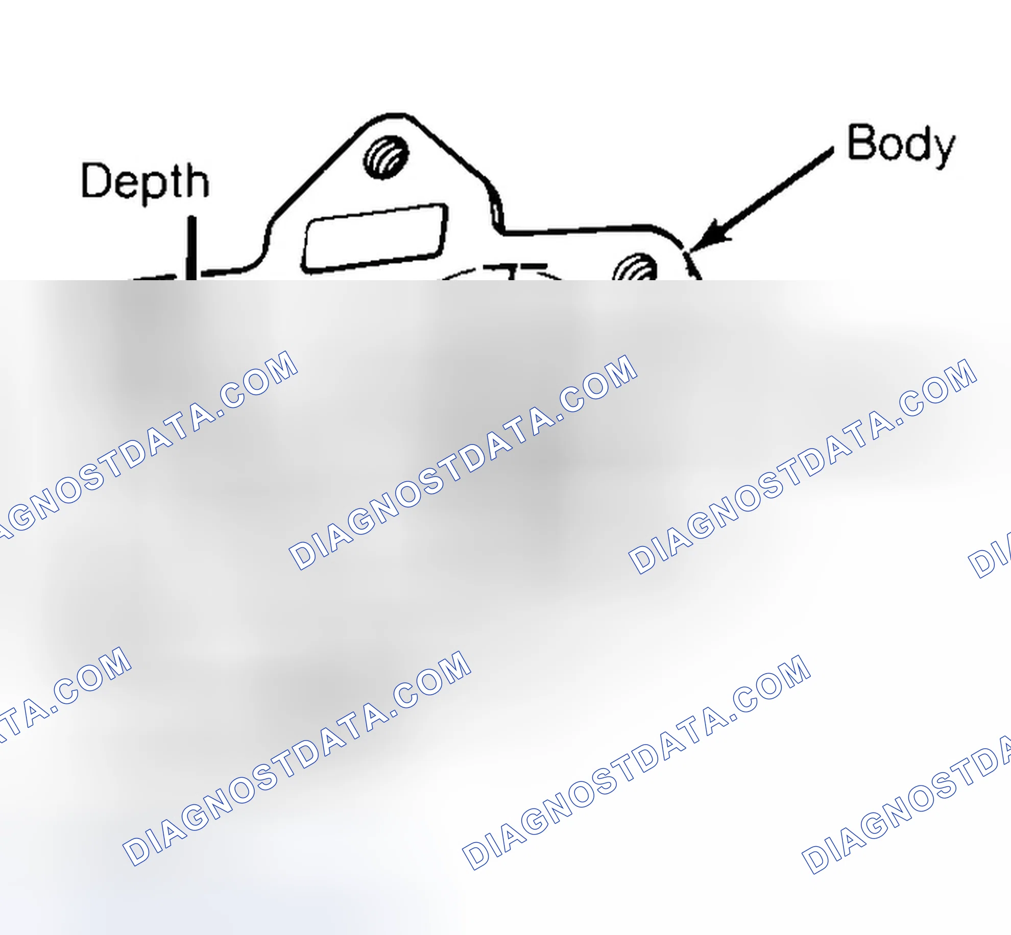 Scheme 35: Measuring Oil Pump Gear Cavity