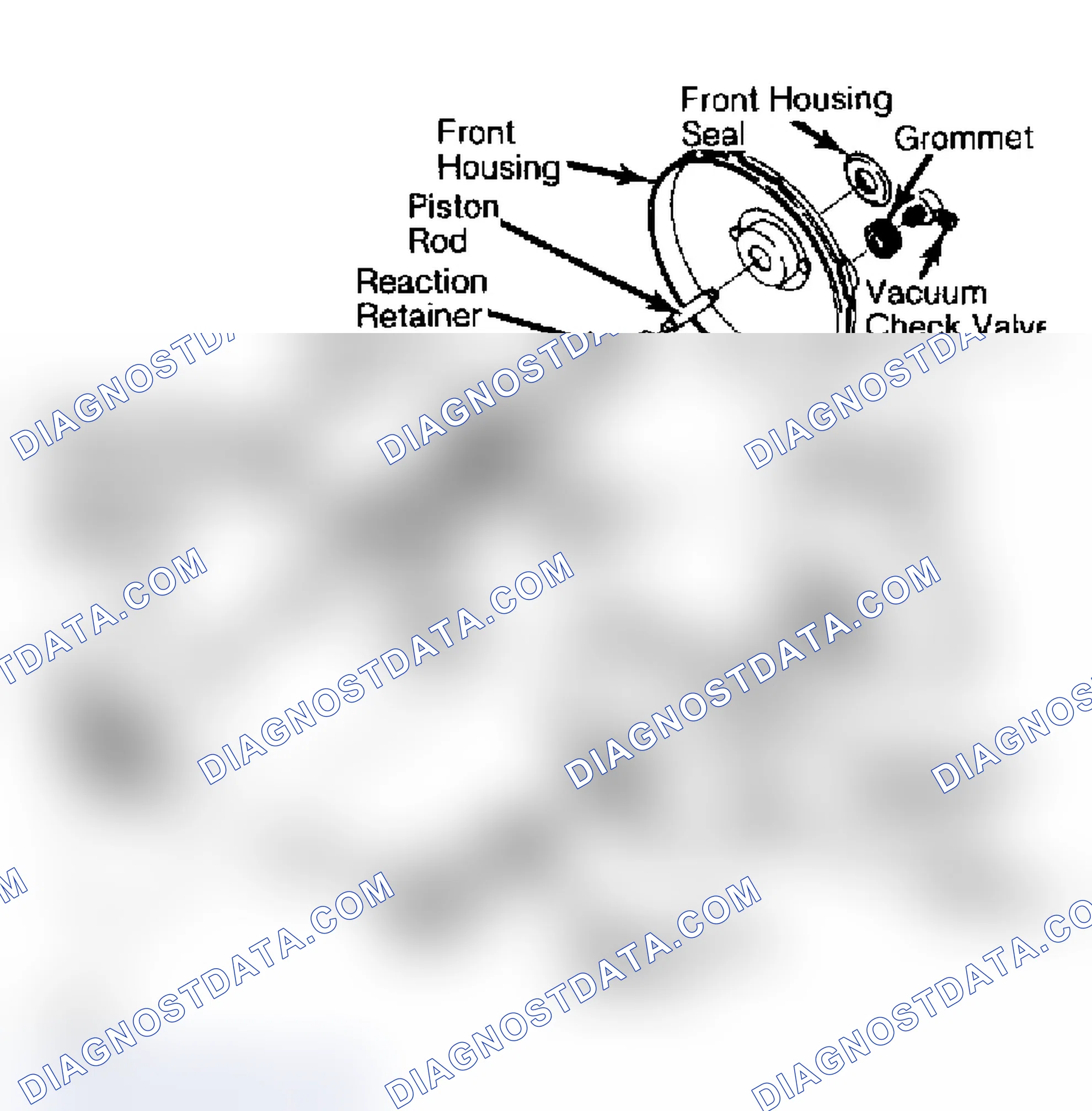 Scheme 18: Typical Delco-Moraine Single Diaphragm Power Brake Unit Do not disassemble power push rod assembly.