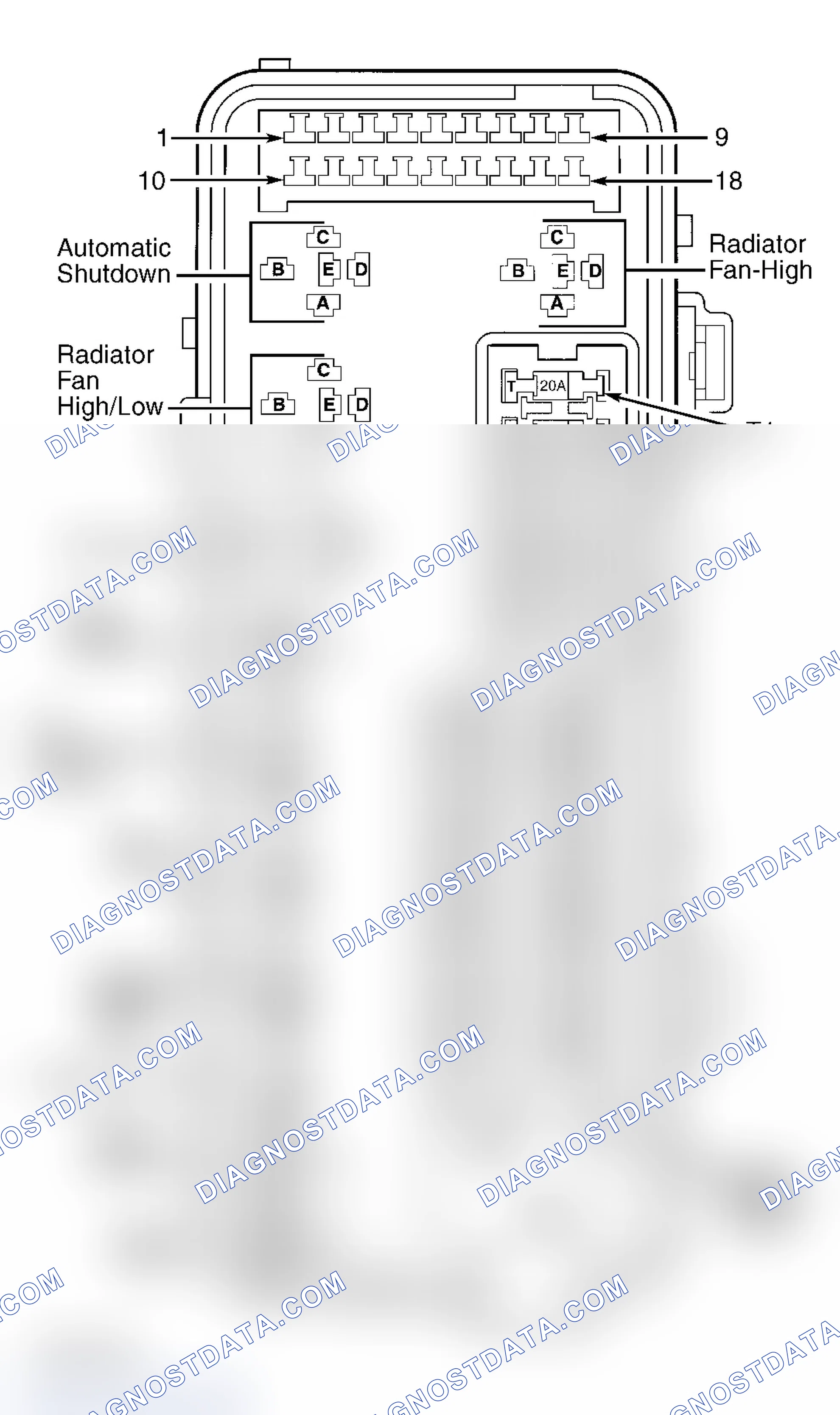 Scheme 3: TEST A: DTC P0645 - A/C CLUTCH RELAY CIRCUIT