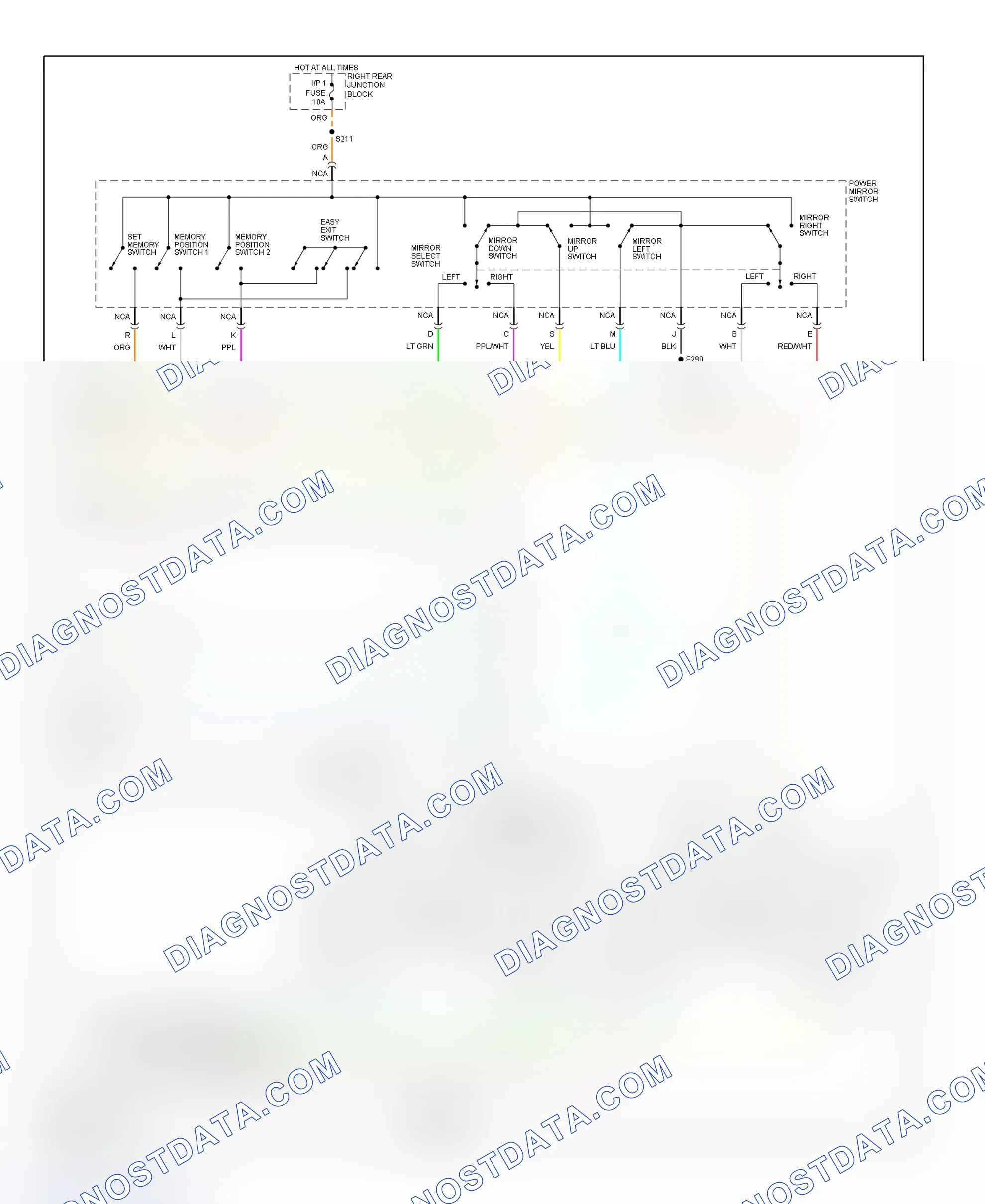 Scheme 13: Memory System Wiring Diagram (Riviera 2 Of 2)