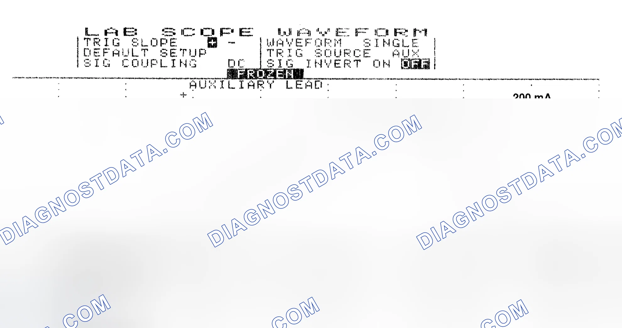Scheme 13: Single Injector w/Normal Current Flow - Current Pattern
