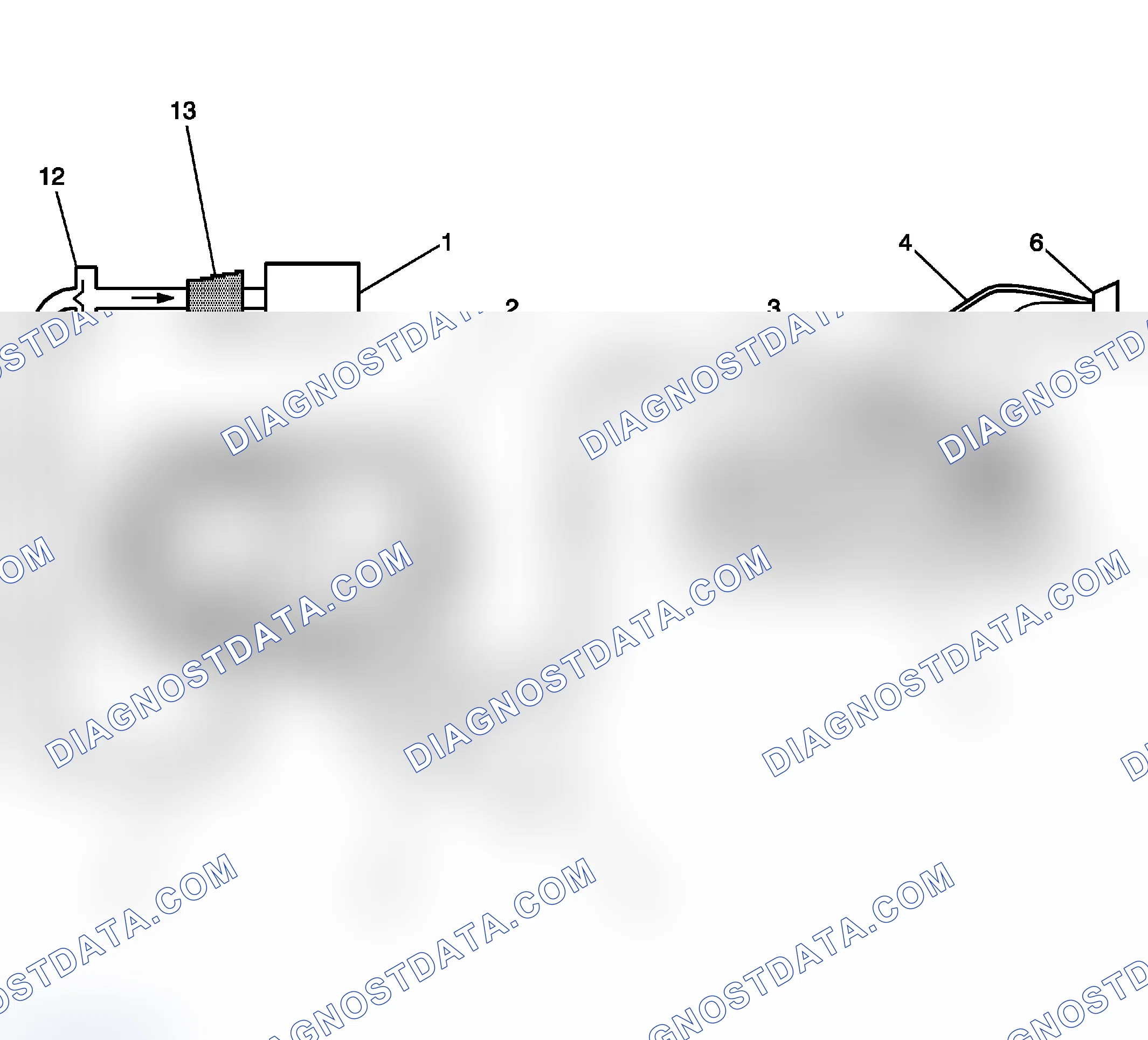 Scheme 198: Typical Evaporative Emission (EVAP) System Hose Routing Diagram
