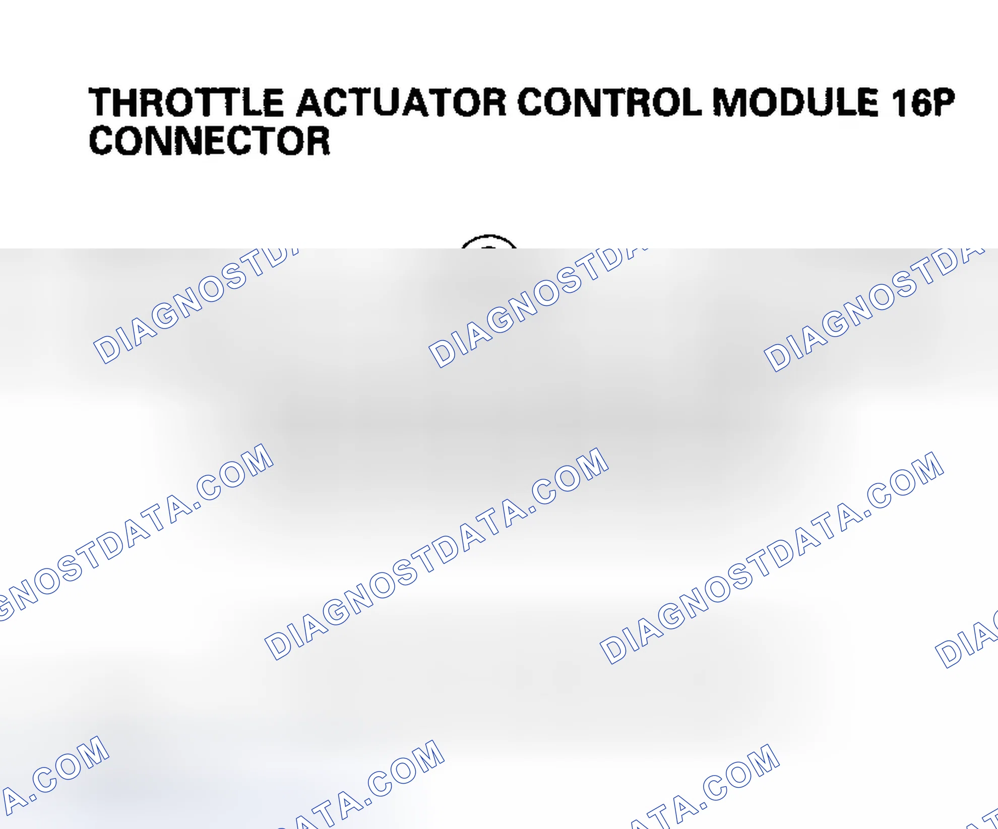 Scheme 724: DTC P2118: Throttle Actuator Current Range/Performance Problem