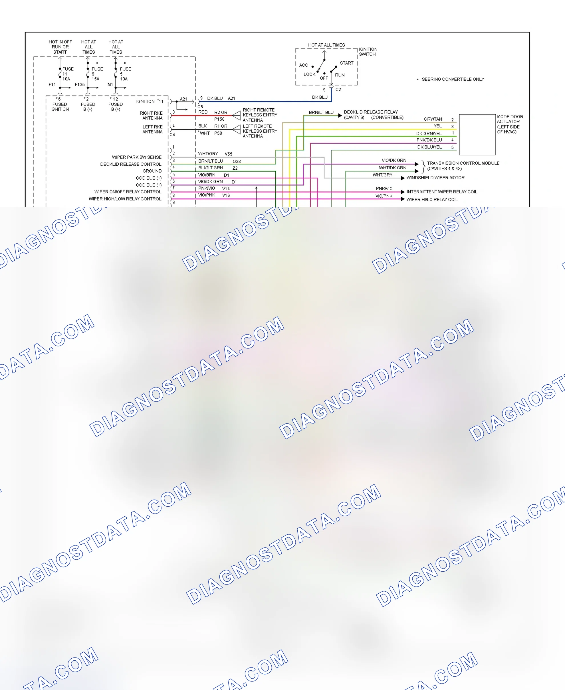 Scheme 27: BCM Wiring Diagram (1 Of 2)