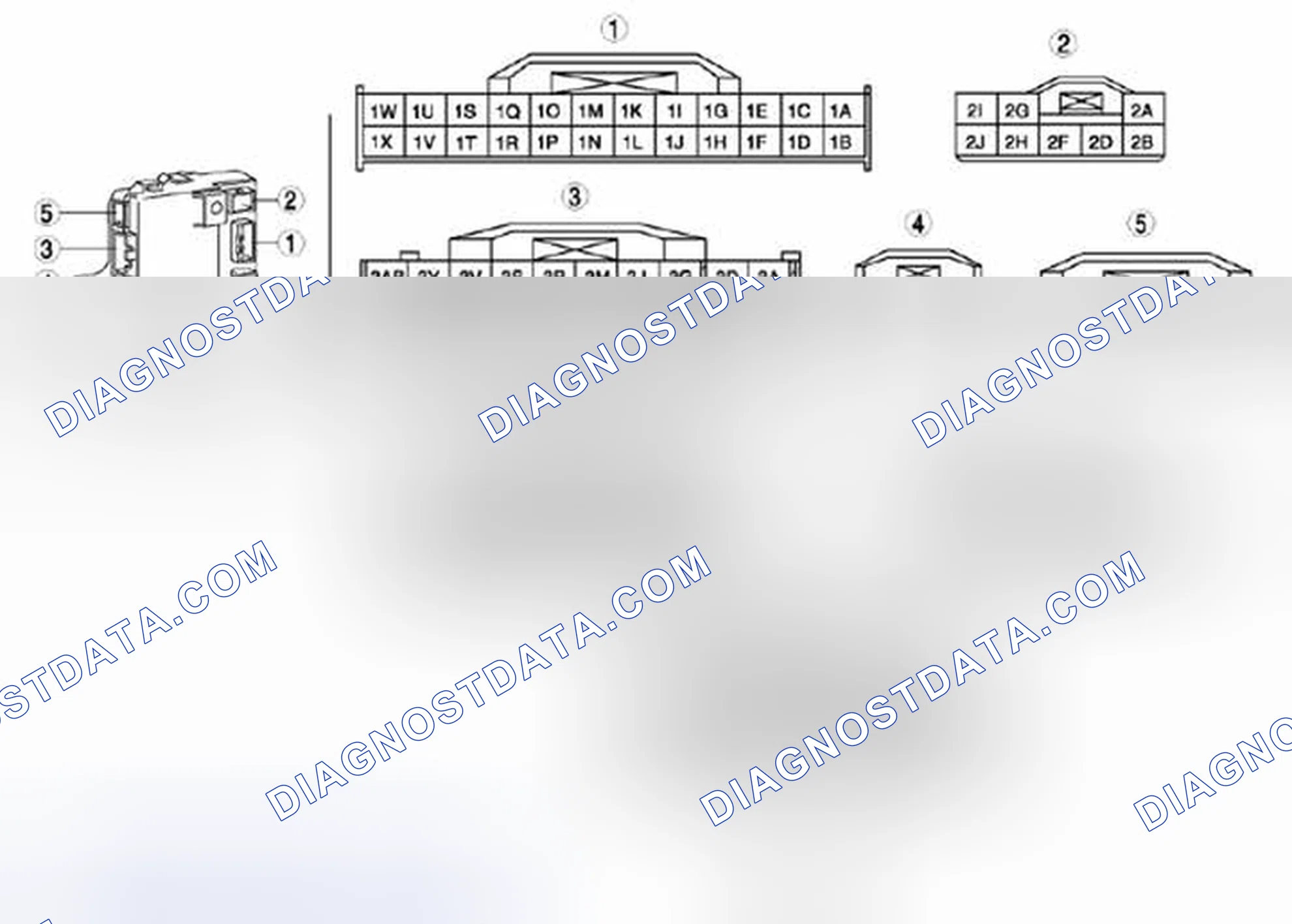 Scheme 56: Identifying Body Control Module Connector Terminals