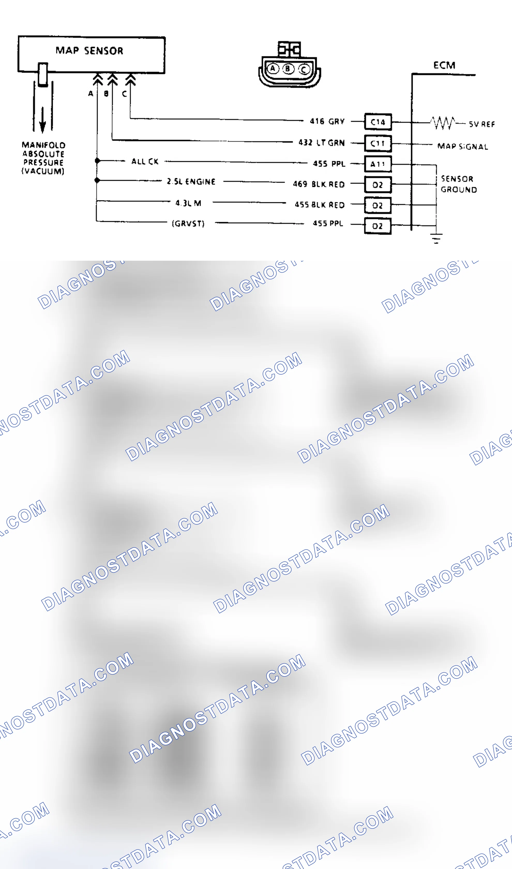 Scheme 67: Code 34, MAP Sensor (Signal Voltage Low)
