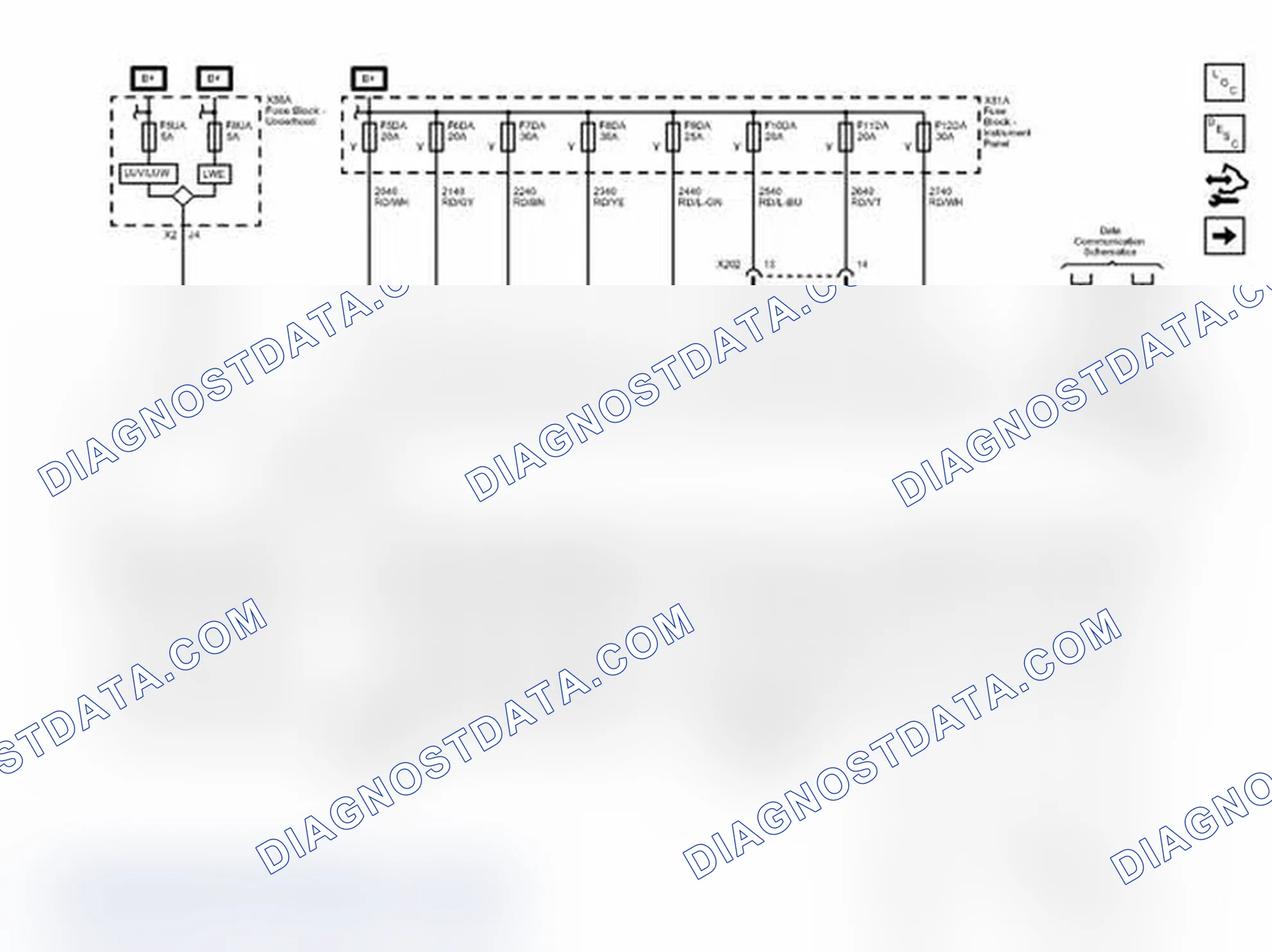 Scheme 7: Power, Ground, Data Communications and Subsystem References (1 of 5)
