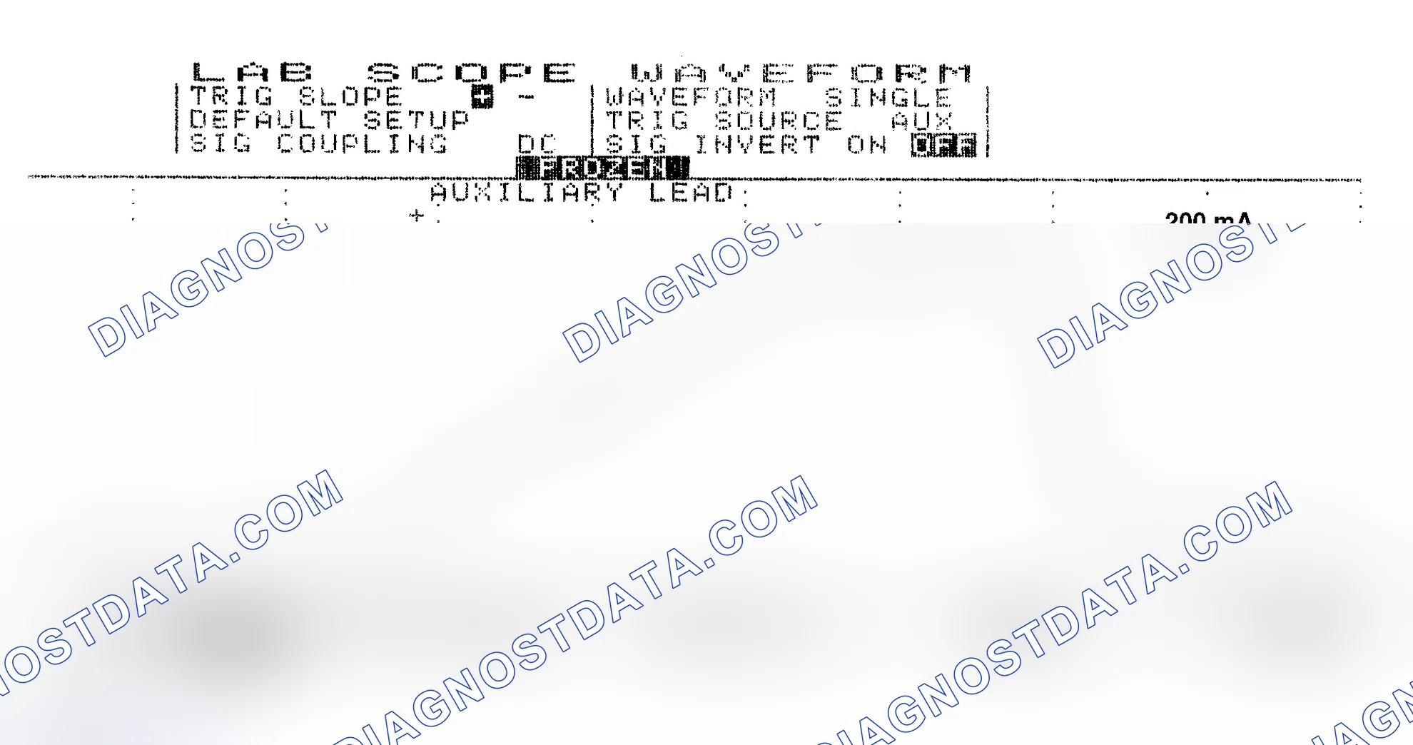 Scheme 13: Single Injector w/Normal Current Flow - Current Pattern