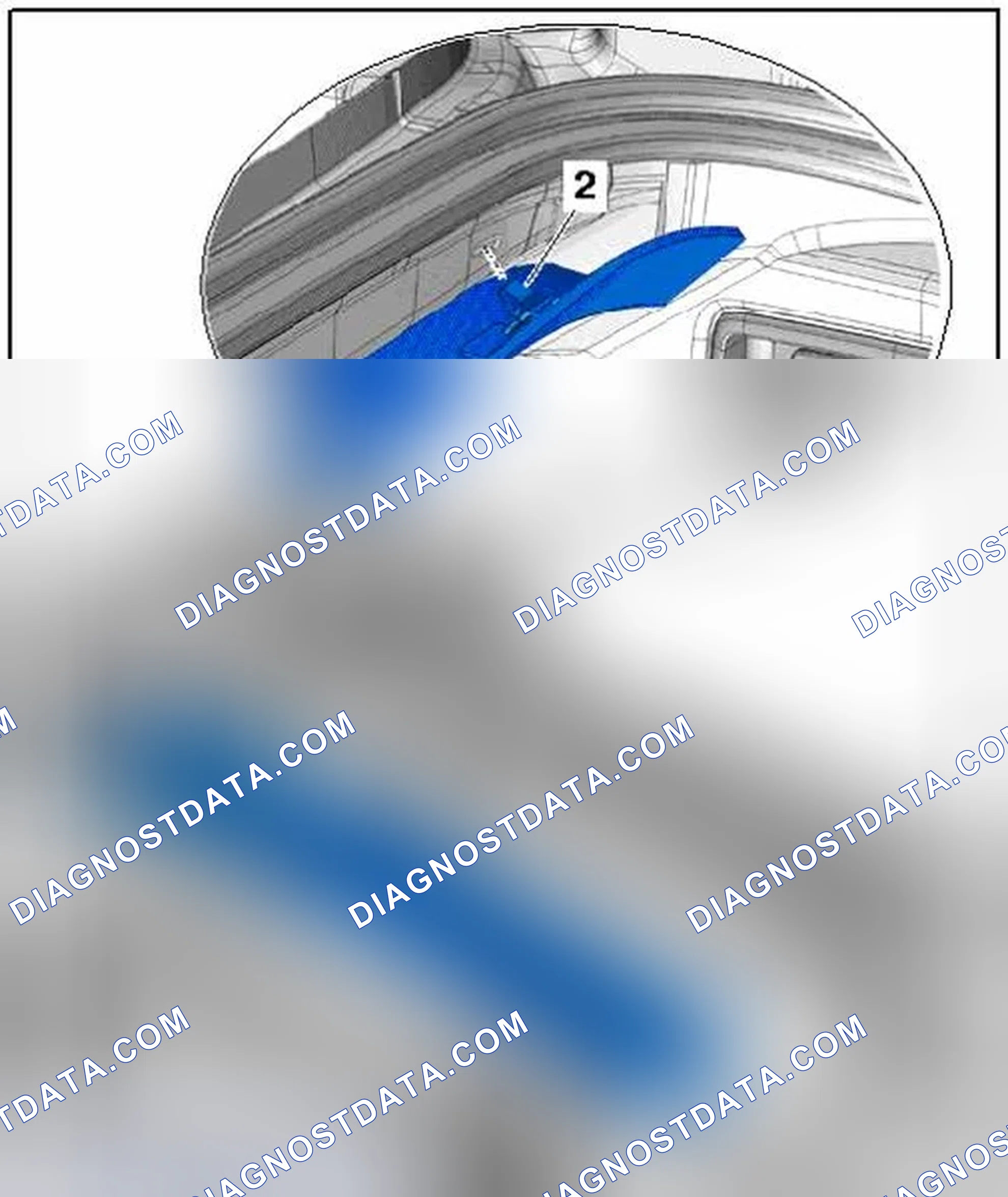Scheme 152: REAR CONVERTIBLE TOP COMPARTMENT TRIM ASSEMBLY OVERVIEW
