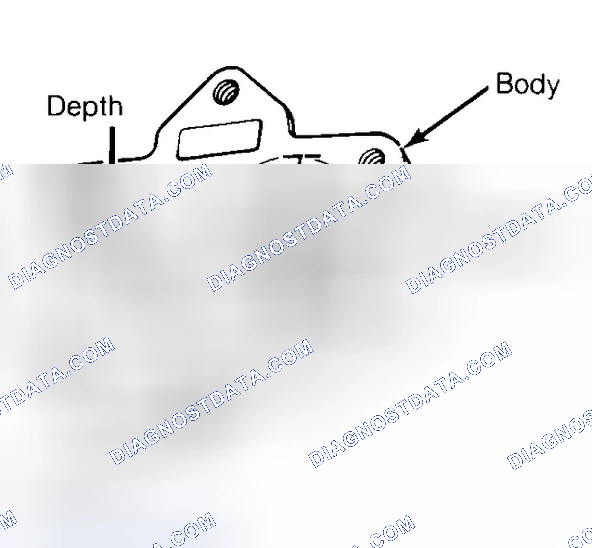 Scheme 35: Measuring Oil Pump Gear Cavity