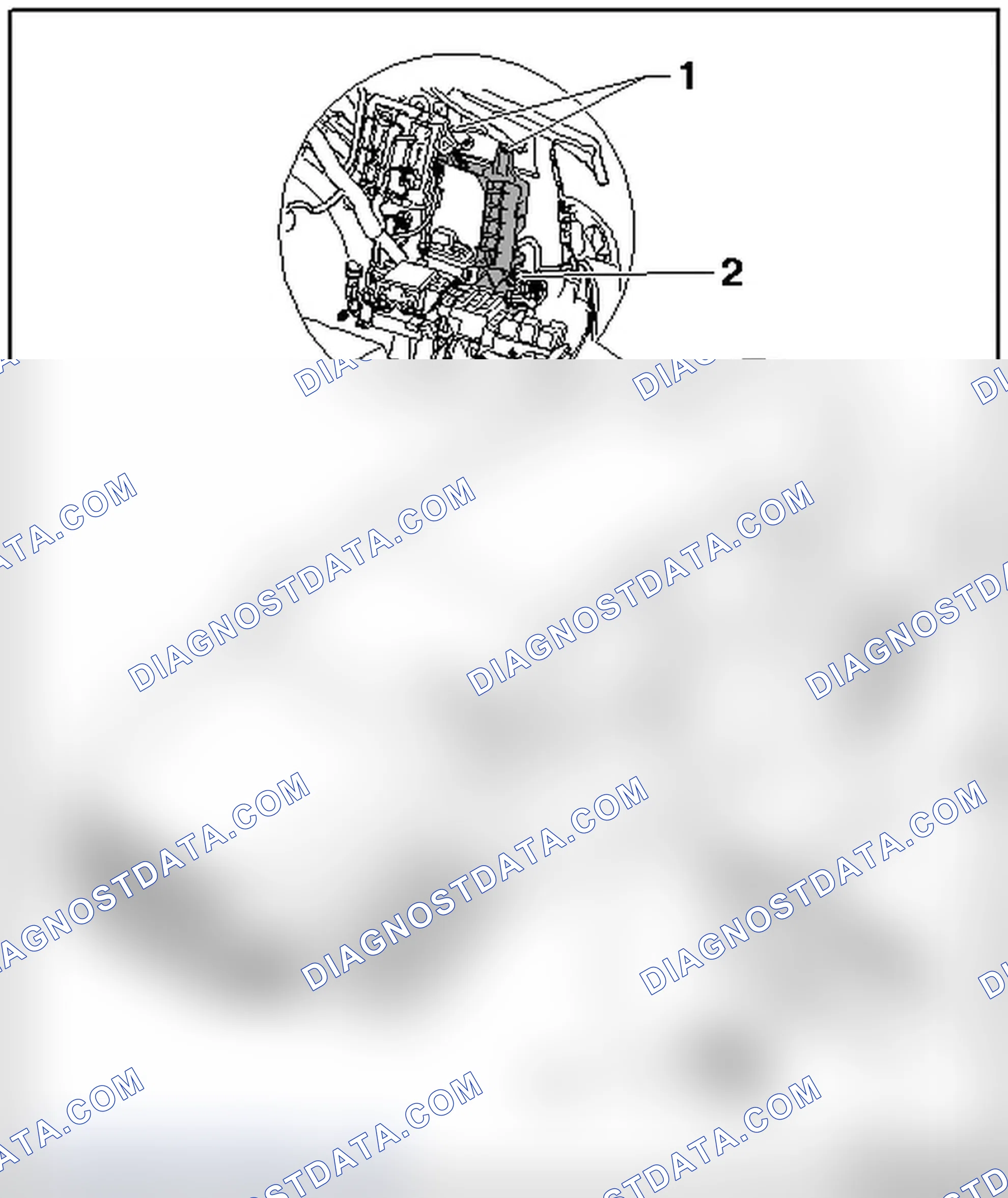 Scheme 245: REARVIEW CAMERA SYSTEM COMPONENT LOCATION OVERVIEW