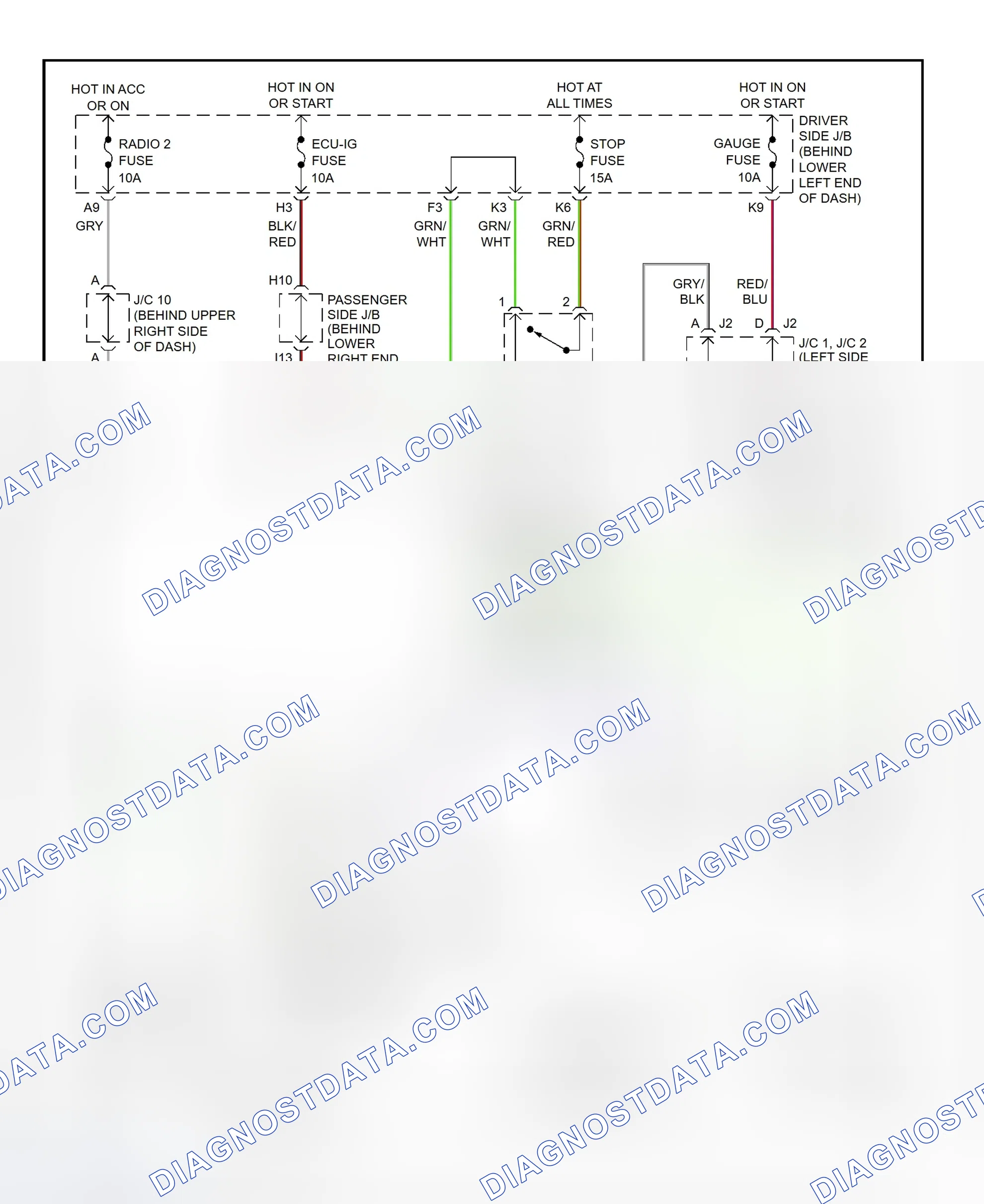 Scheme 312: Shift Interlock System Wiring Diagram (2002 - Lexus IS300)