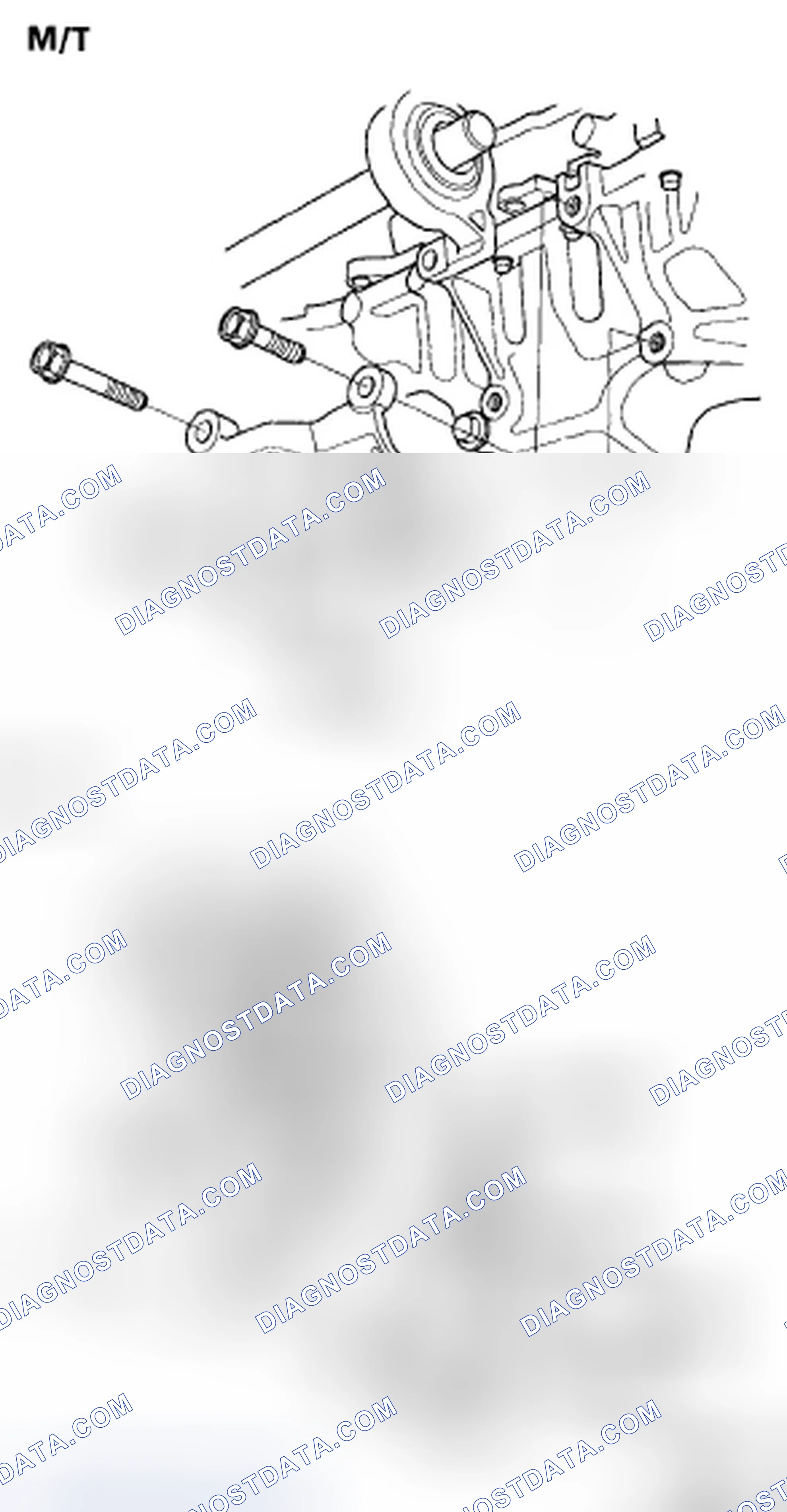Scheme 417: Oil Pan Removal