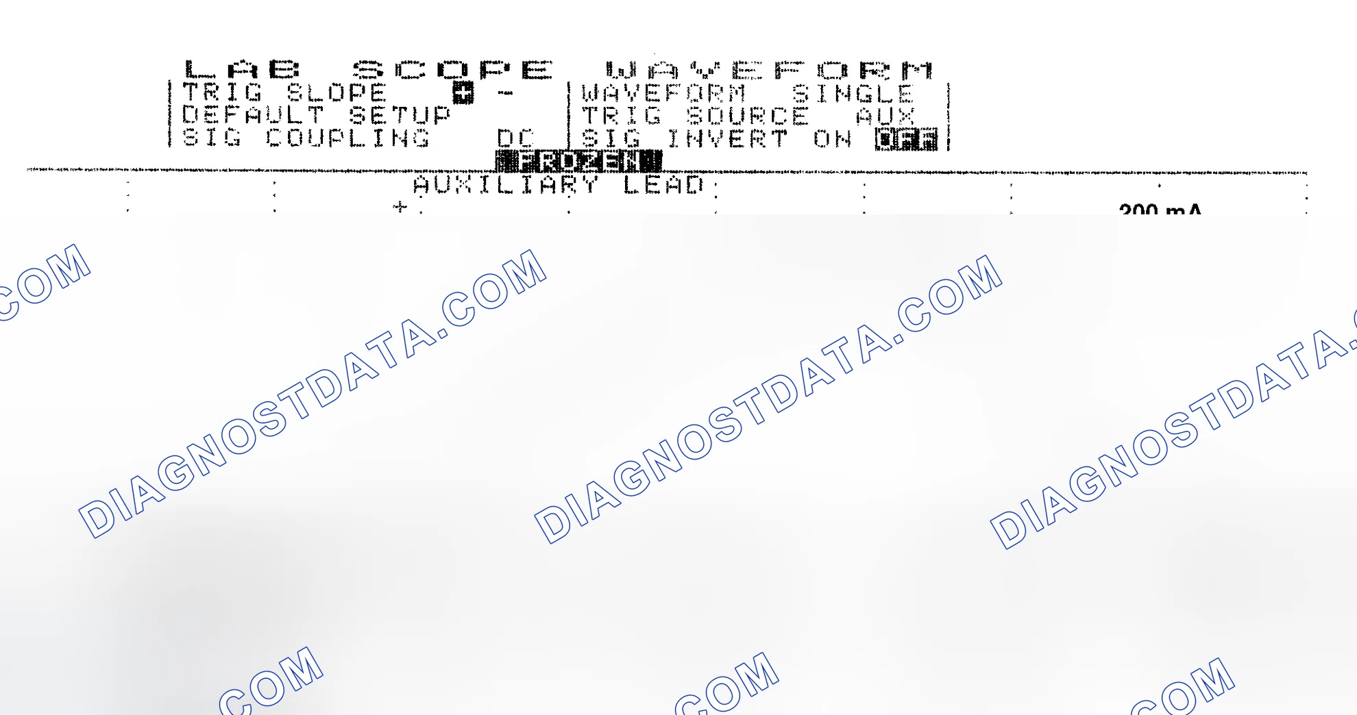 Scheme 13: Single Injector w/Normal Current Flow - Current Pattern