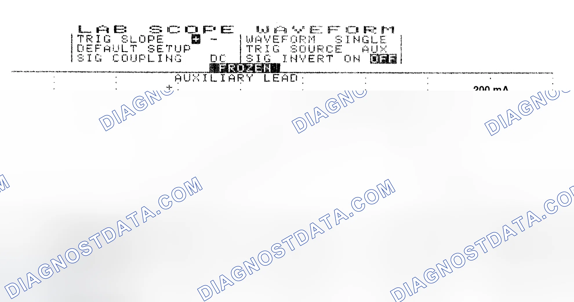Scheme 13: Single Injector w/Normal Current Flow - Current Pattern