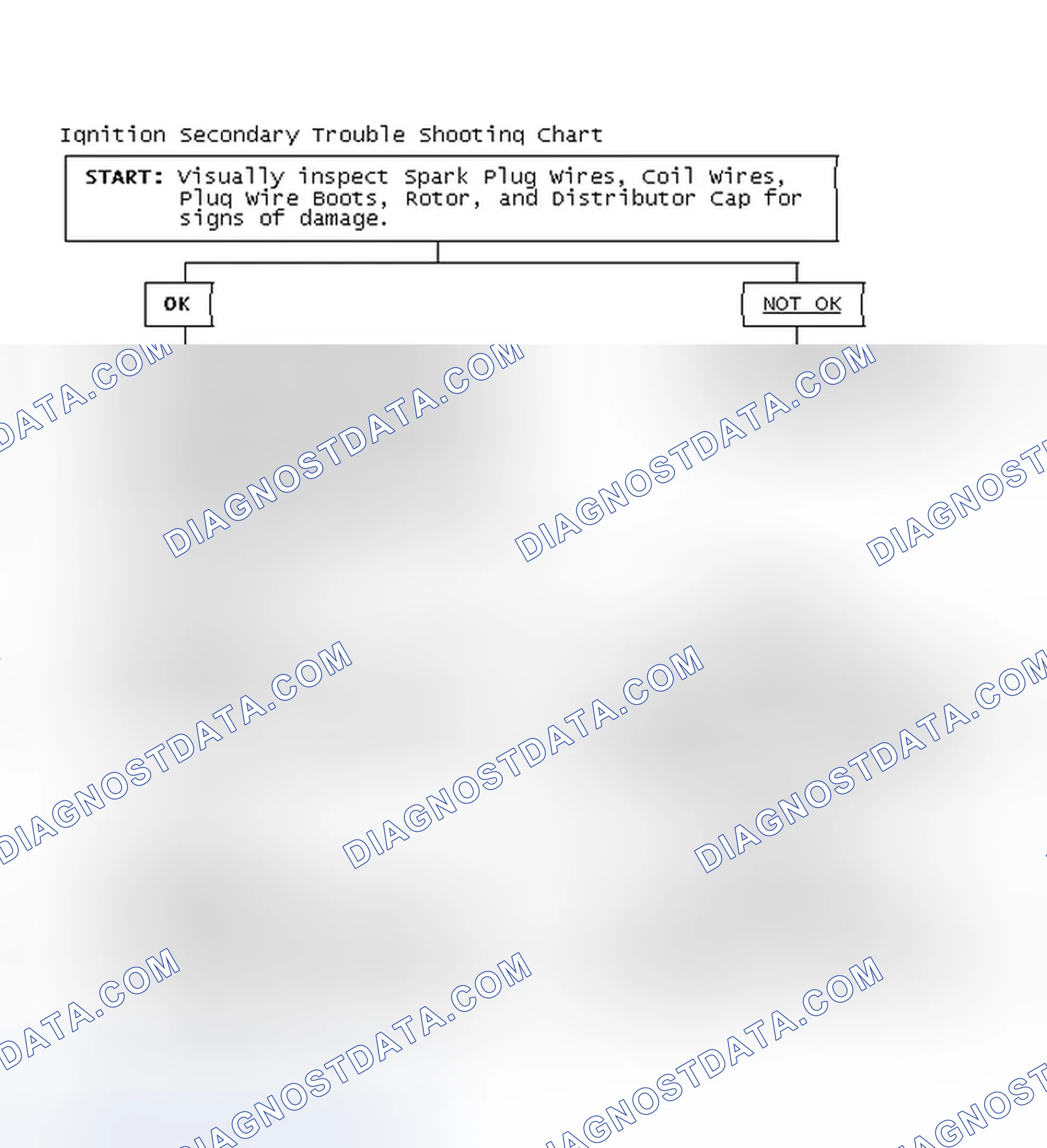 Scheme 1: Ignition Secondary Trouble Shooting Chart