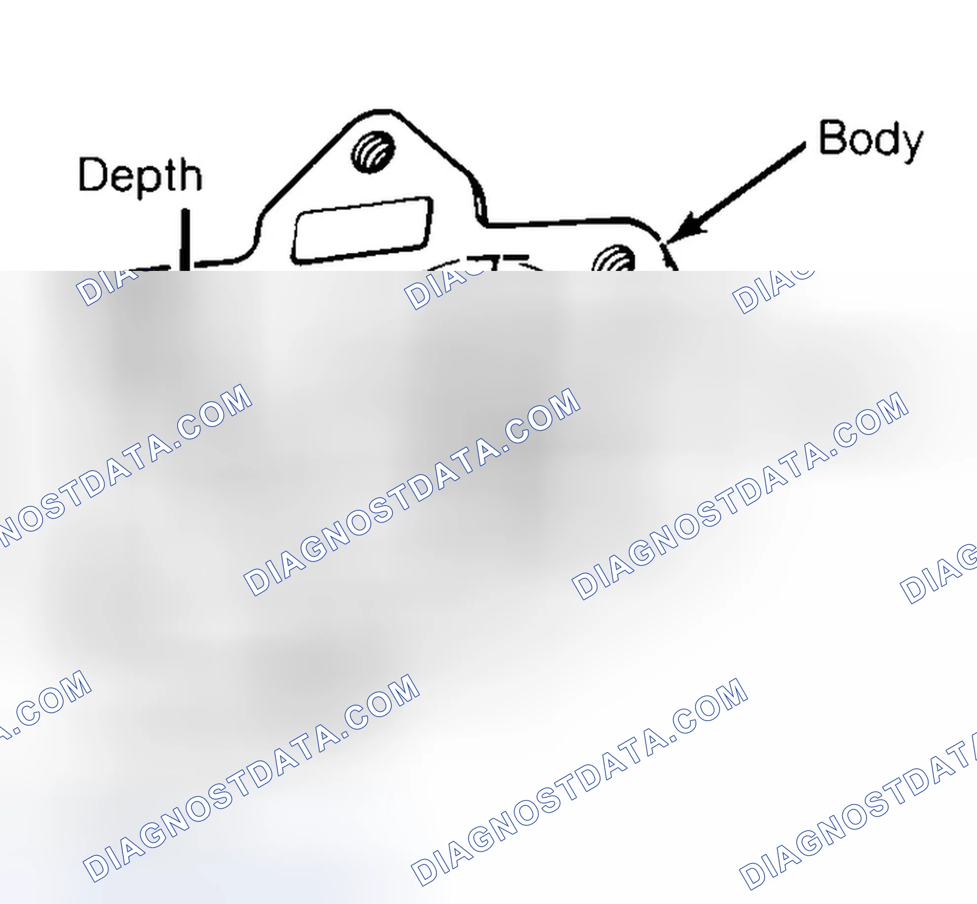 Scheme 35: Measuring Oil Pump Gear Cavity