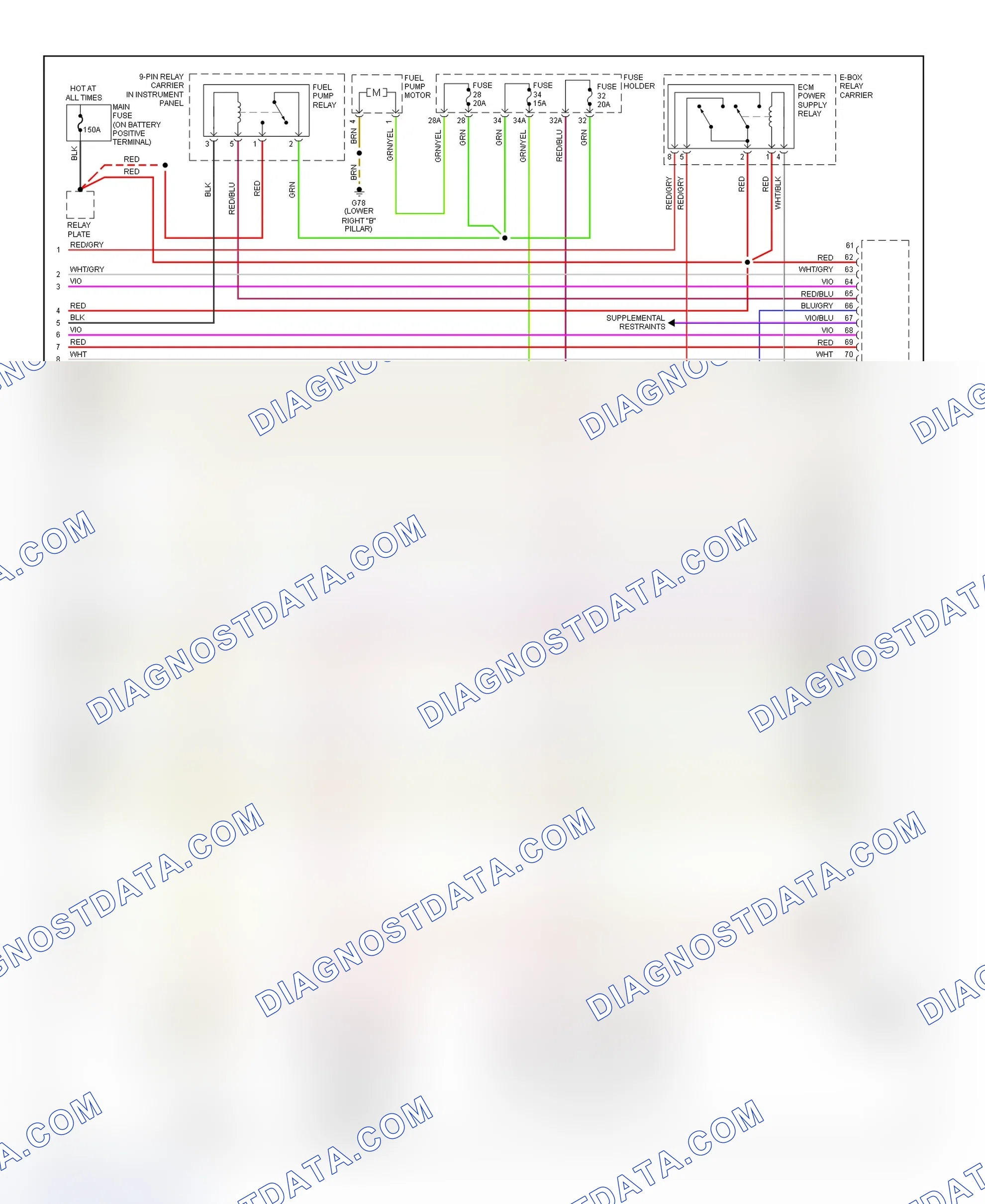 Scheme 7: Wiring Diagram (A4 1.8L - 4 Of 4)