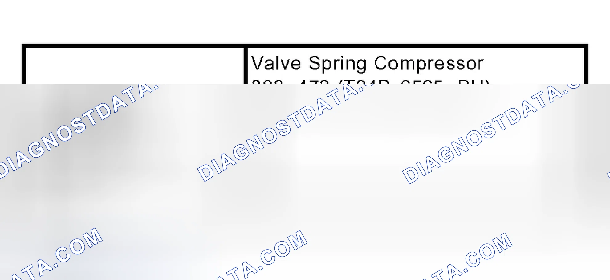 Scheme 345: Special Tool(s)