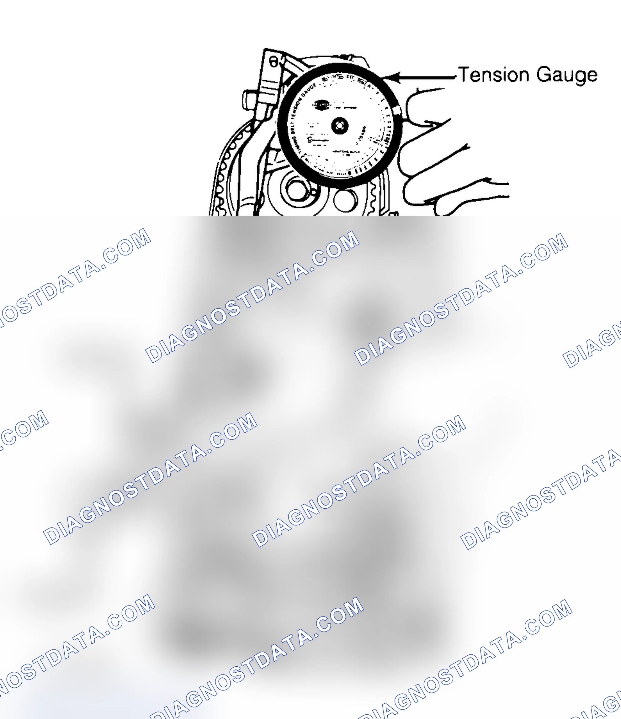 Scheme 28: Adjusting Typical Timing Belt Tension