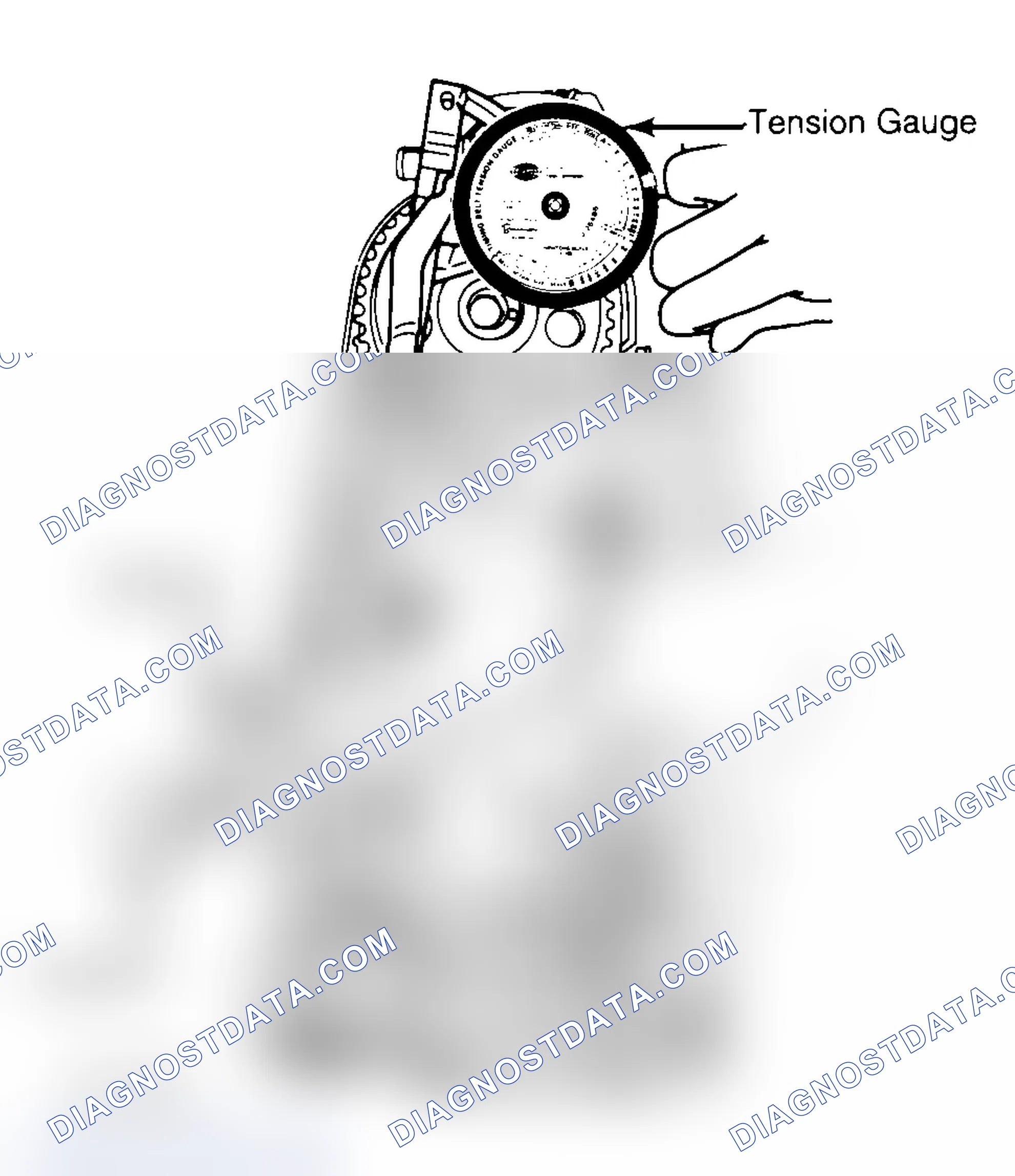 Scheme 28: Adjusting Typical Timing Belt Tension