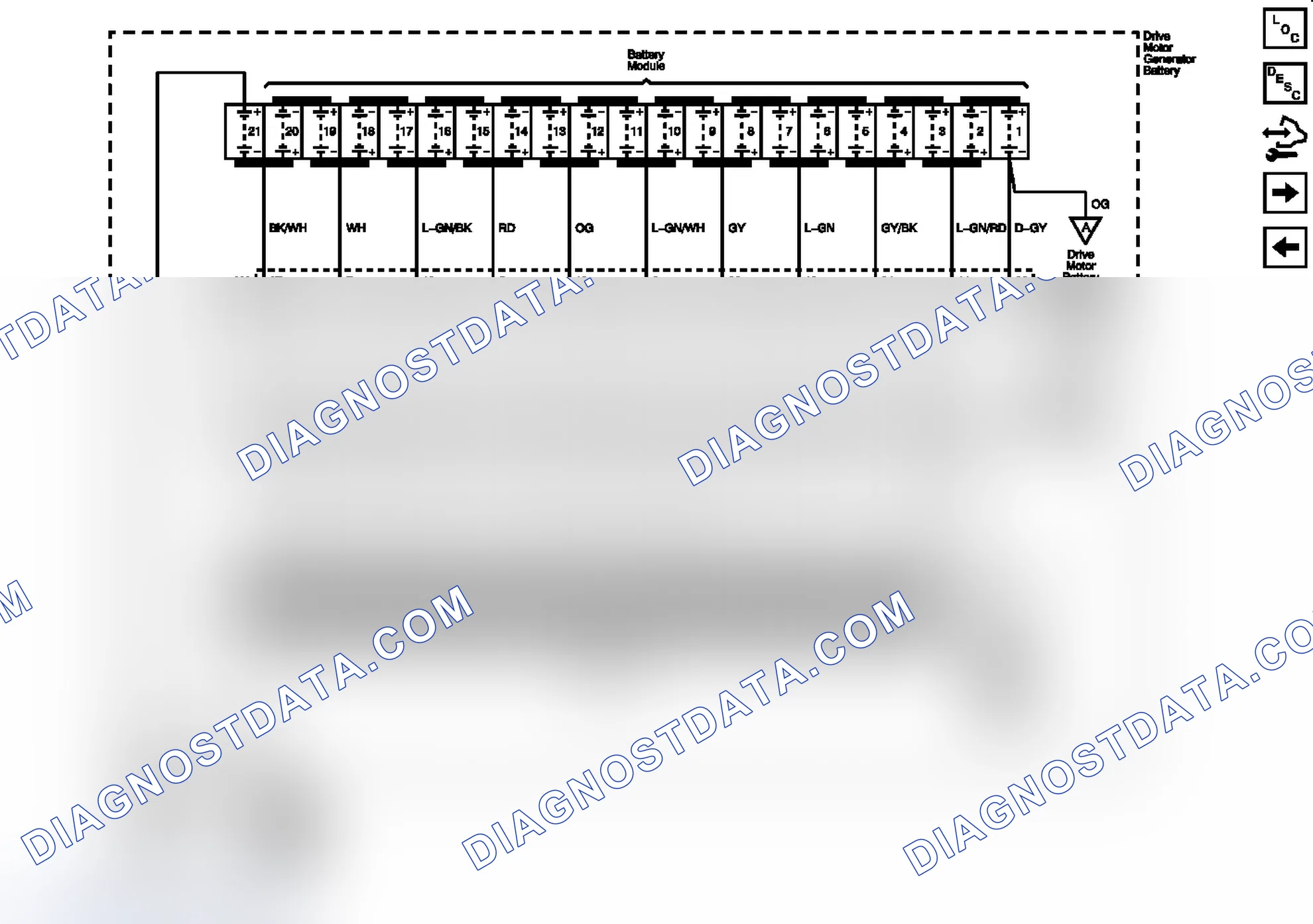 Scheme 19: Battery Modules And Manual Disconnect Lever