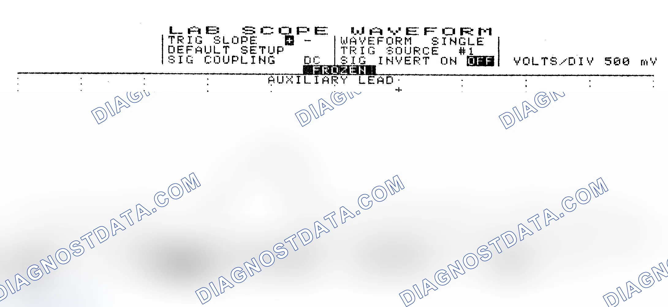 Scheme 10: Single Injector w/Excessive Current Flow - Current Pattern