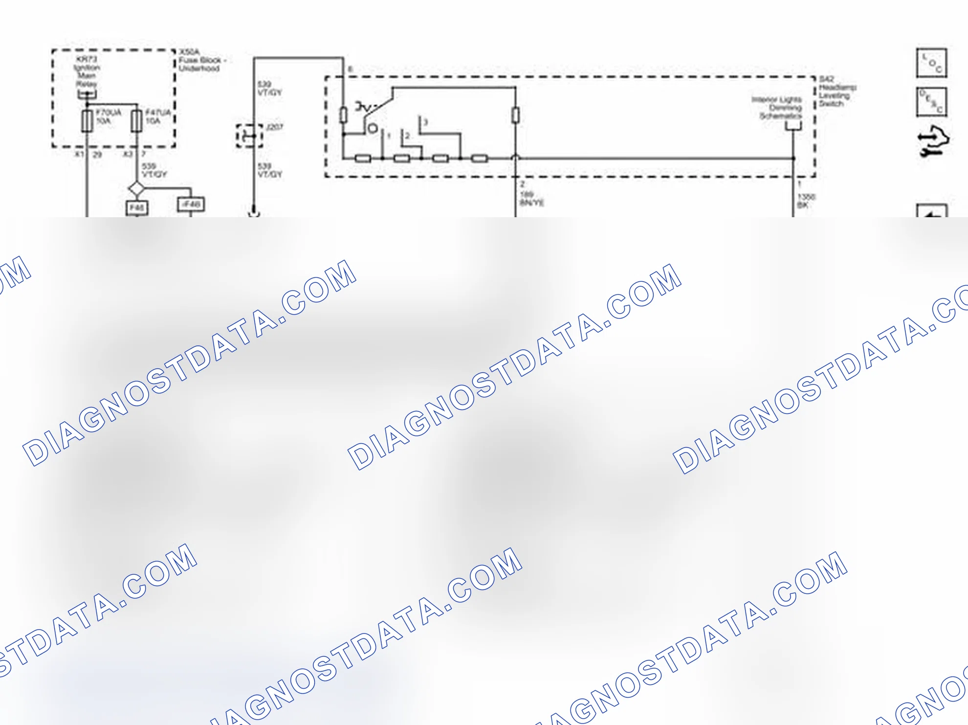 Scheme 37: Headlamp Leveling (TR6)