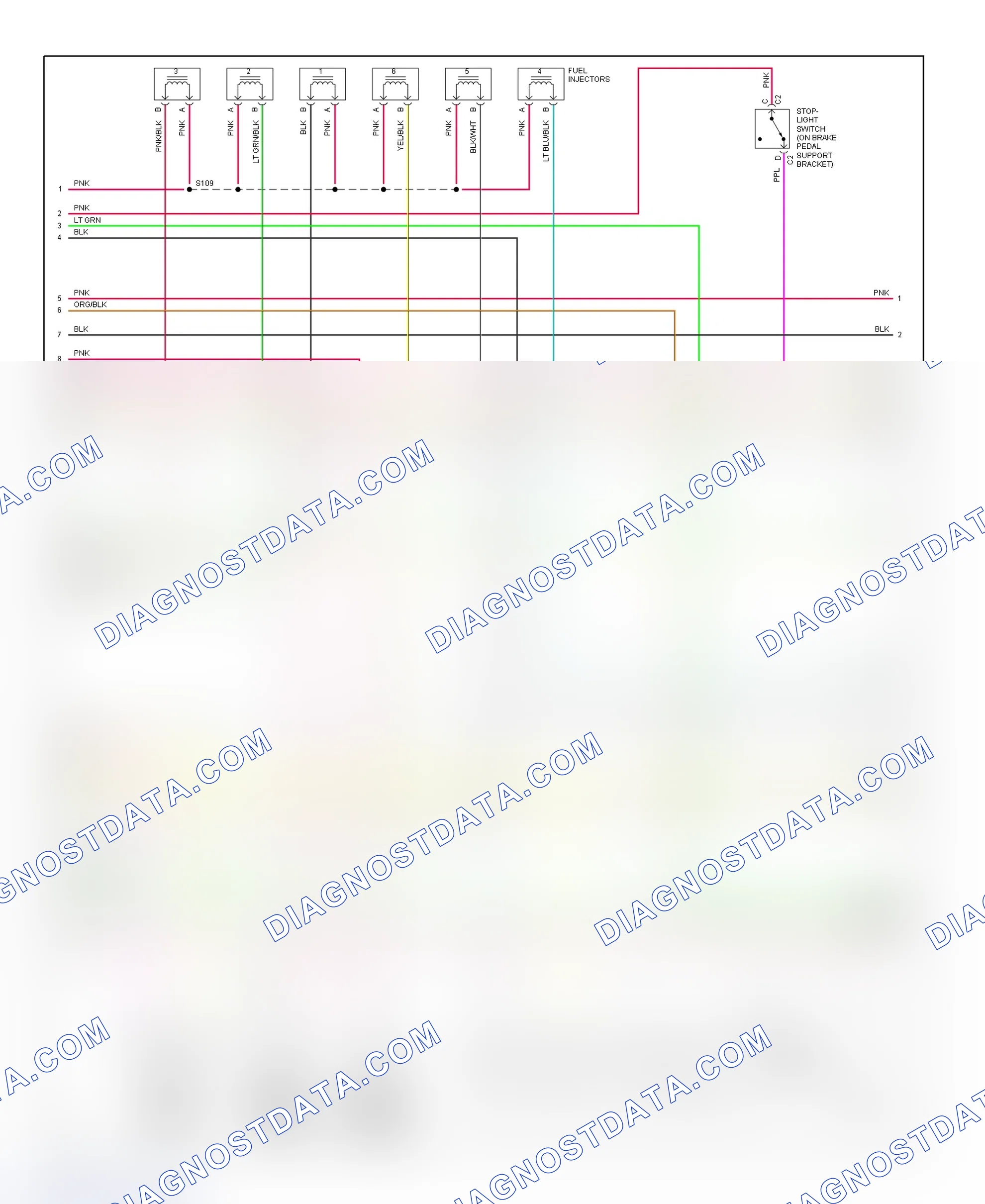 Scheme 45: PCM Wiring Diagram (Century - 3.1L - 2 Of 4)