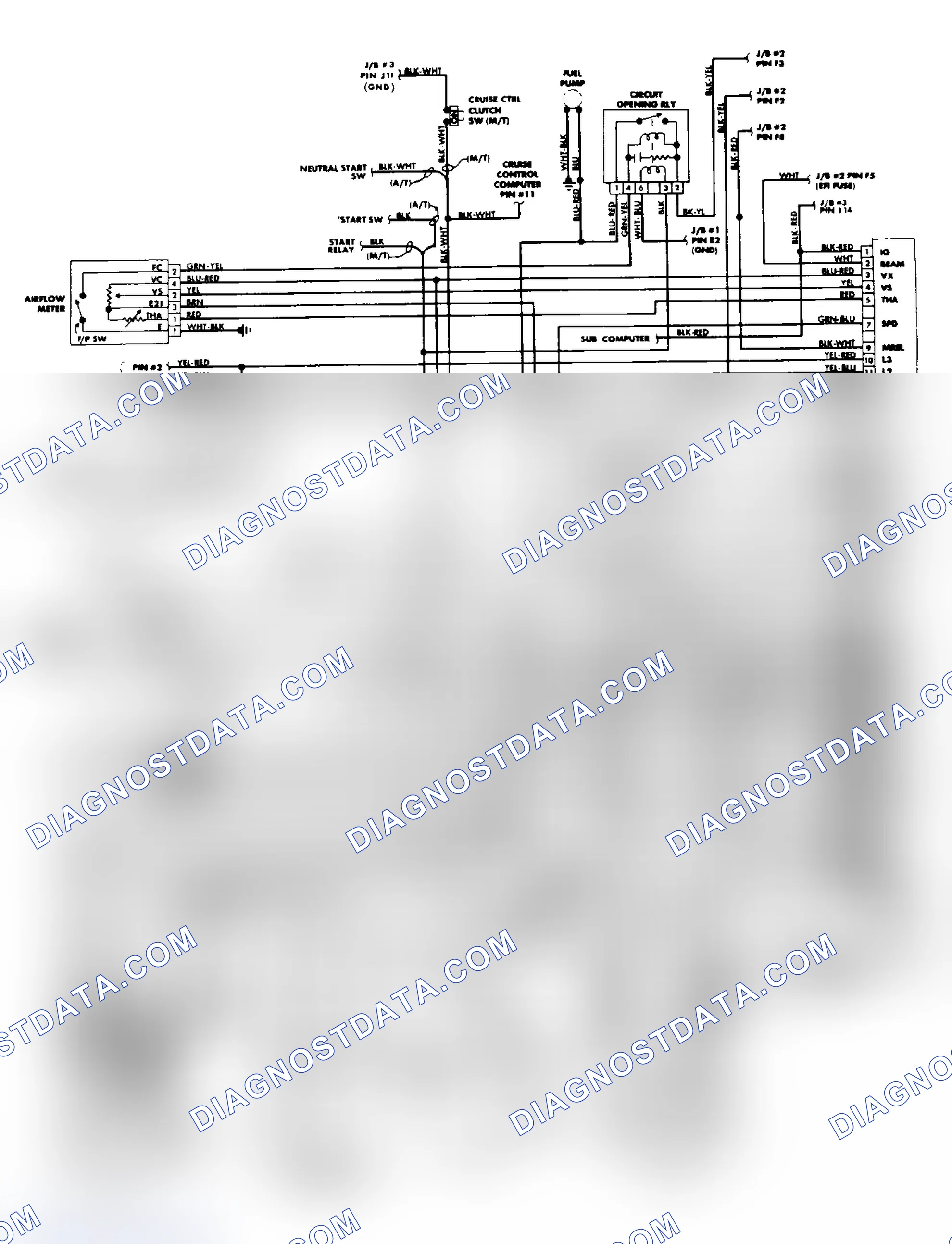 Scheme 59: EFI/TCCS Wiring Diagram (Cressida)