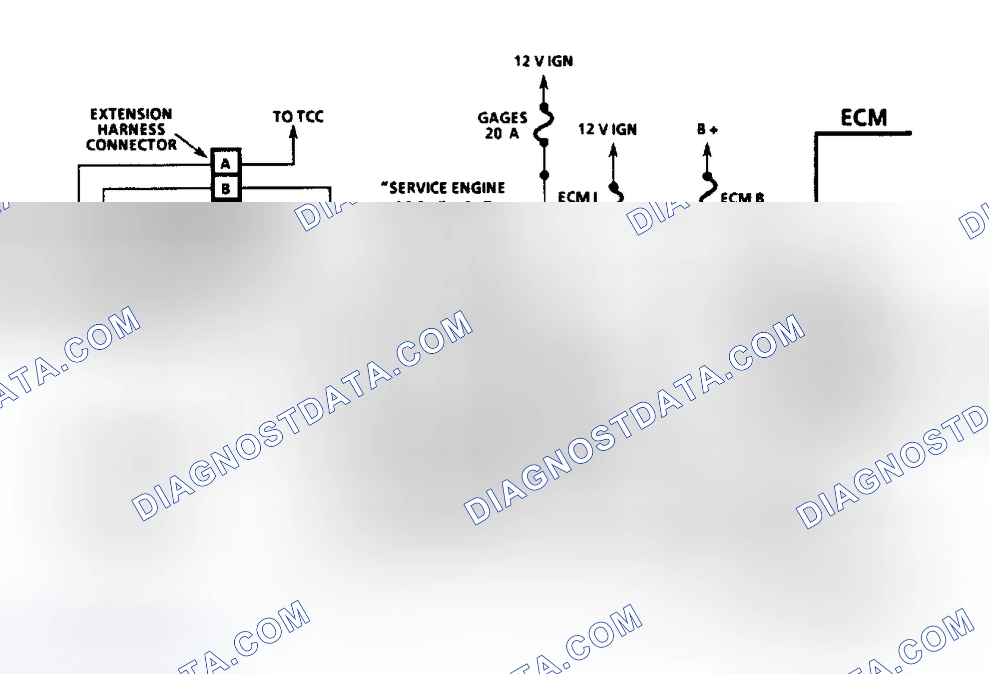 Scheme 8: Diesel Fuel Injection Diagnostic Circuit Schematic (Commercial Van & Van)