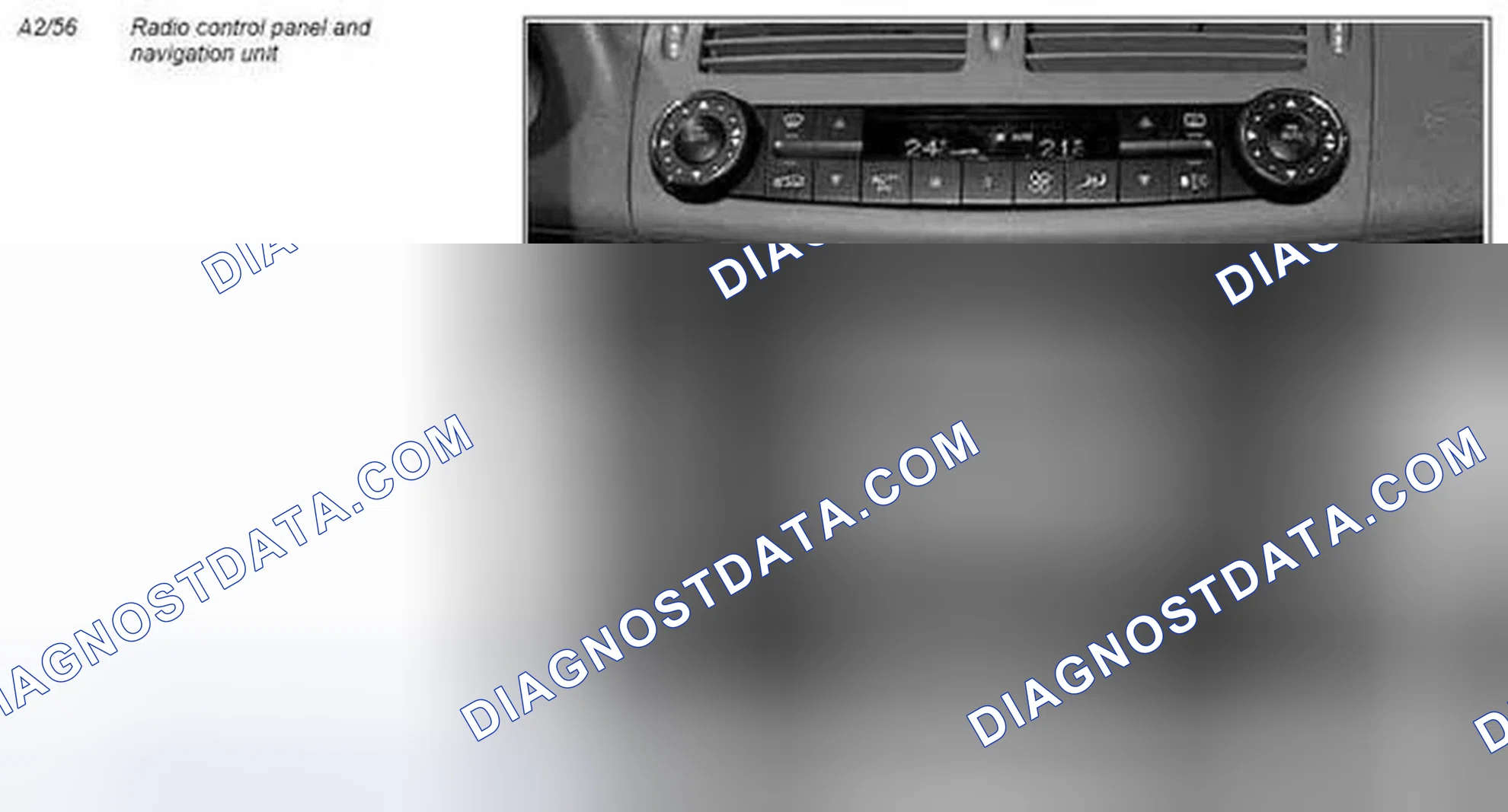 Scheme 281: Radio and navigation unit, location/task/design/function - GF82.61-P-4109T
