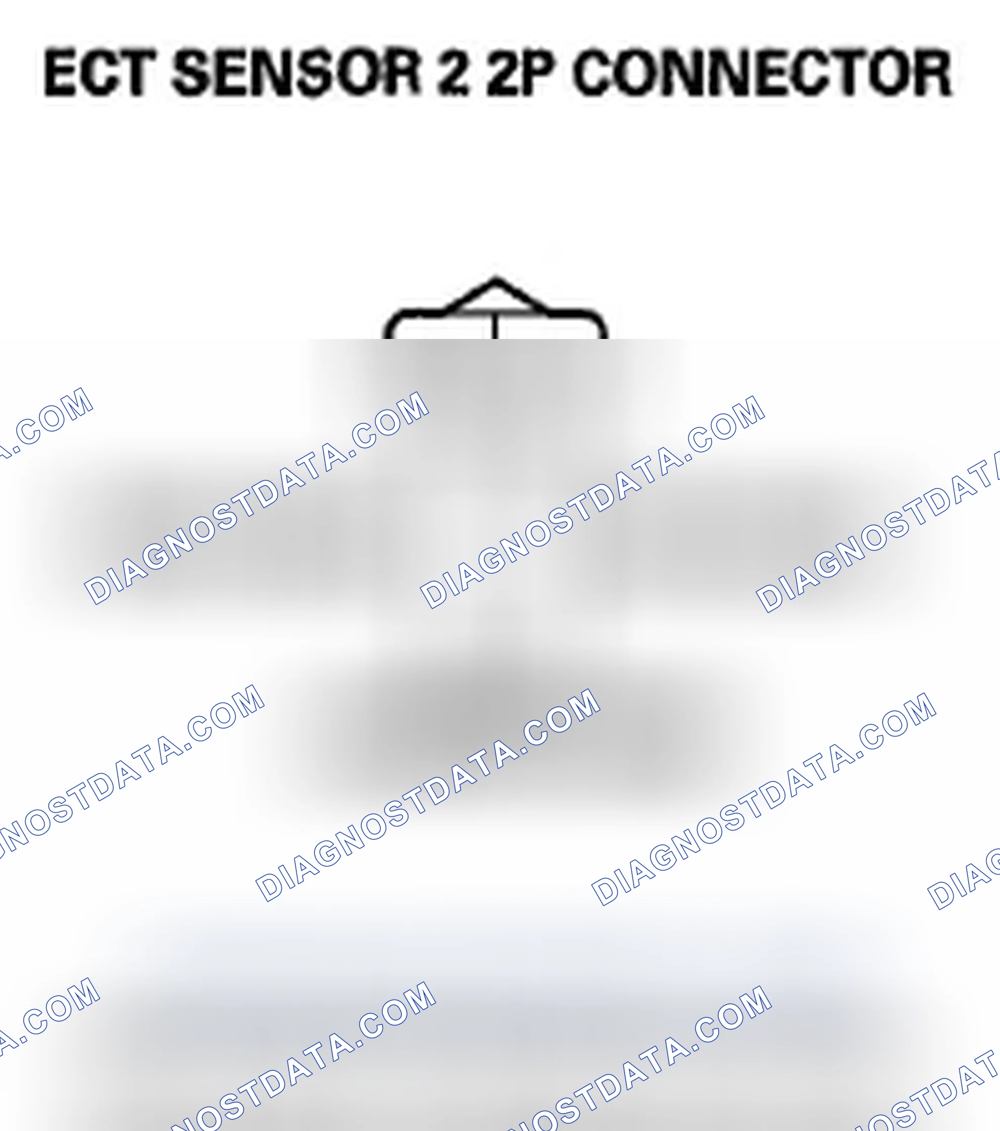 Scheme 454: DTC P2185: ECT Sensor 2 Circuit High Voltage
