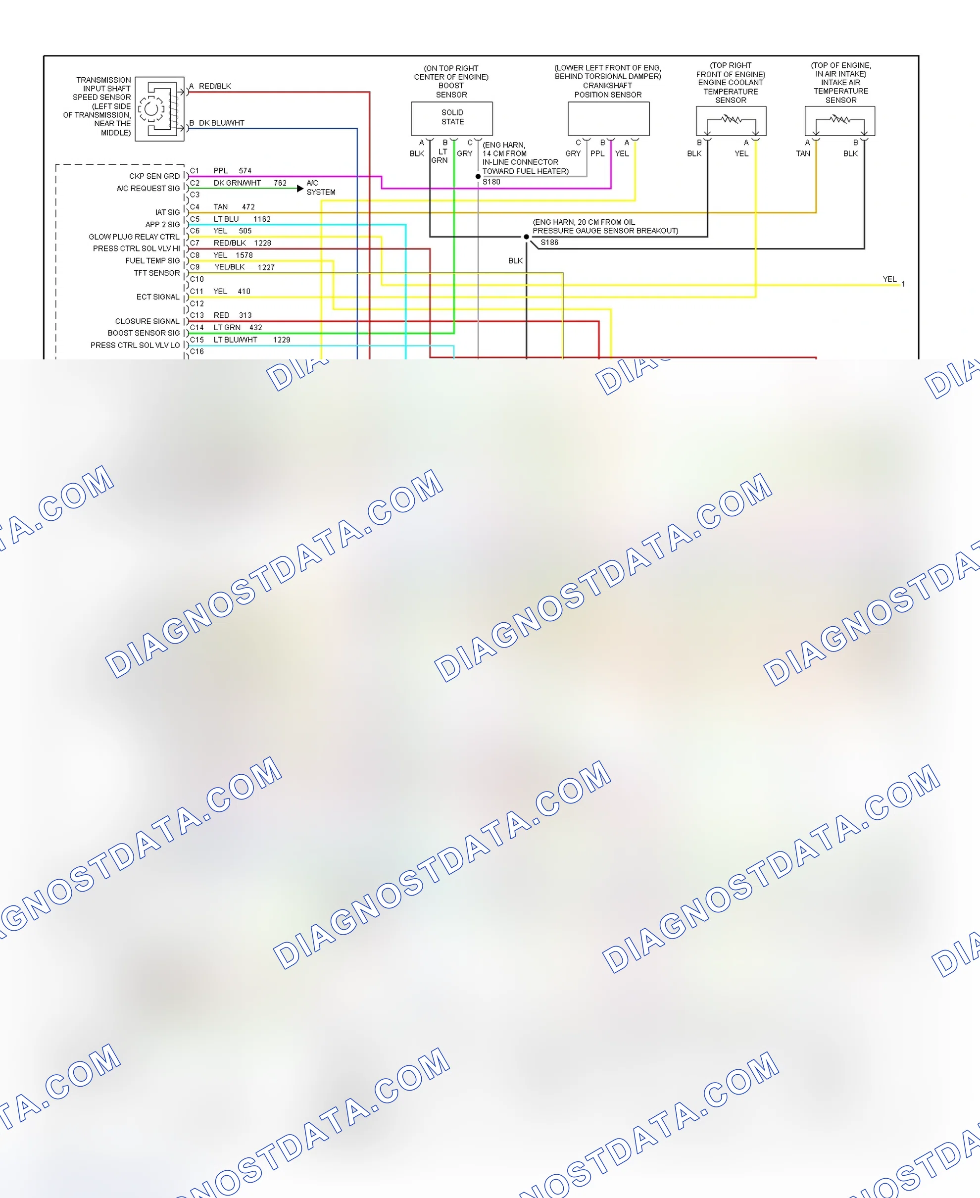Scheme 102: PCM Wiring Diagram (Forward Control - Motorhome Chassis - 6.5L - 1 Of 4)