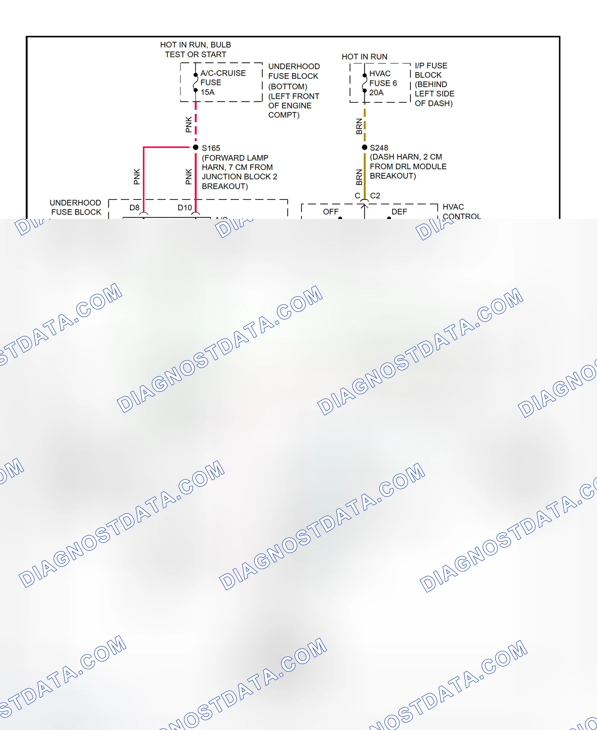 Scheme 12: A/C Compressor Clutch Control Circuit Wiring Diagram (2000-01 Camaro & Firebird - With 3.8L VIN K Engine)