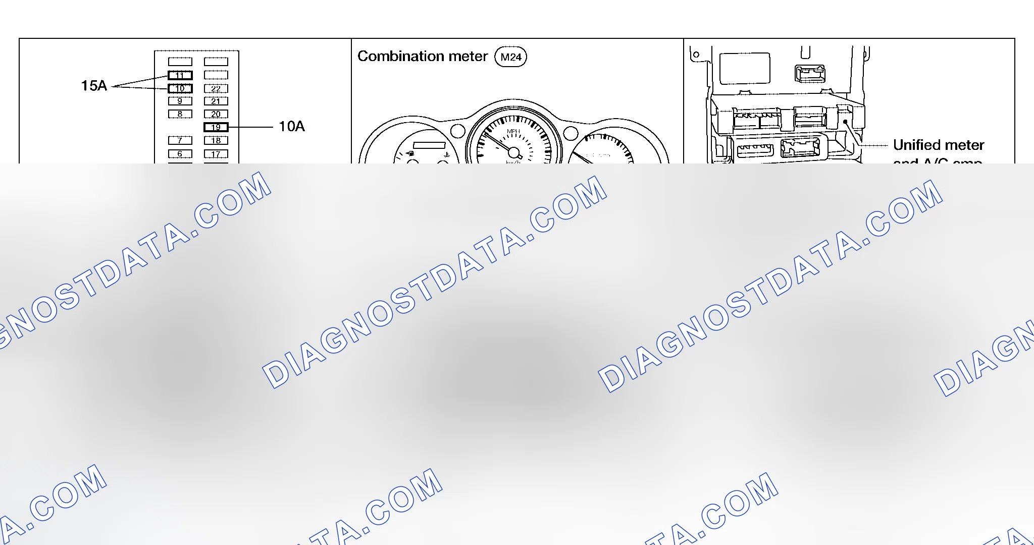 Scheme 804: Component Parts and Harness Connector Location
