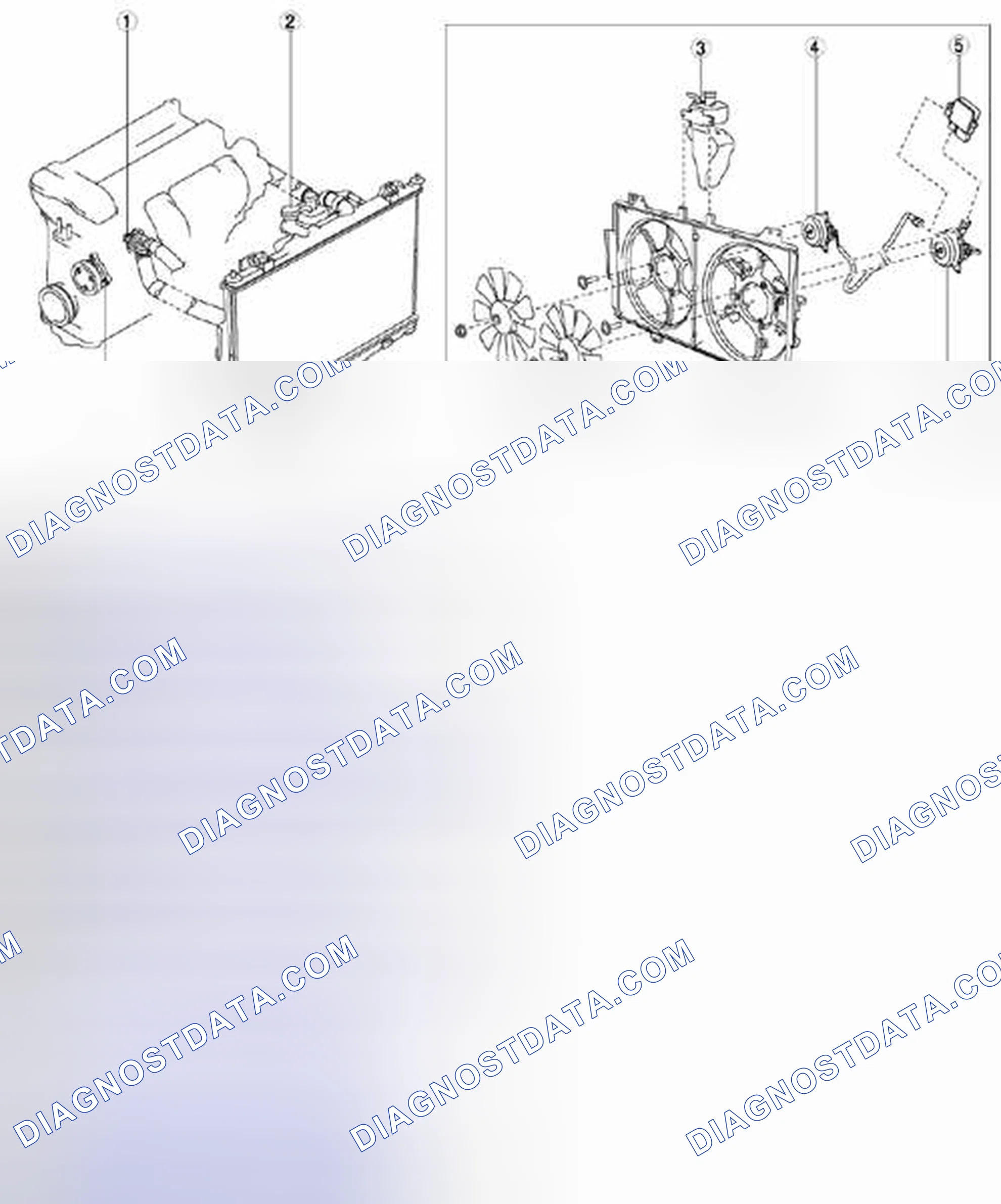 Scheme 1: Identifying Cooling System Component Locations