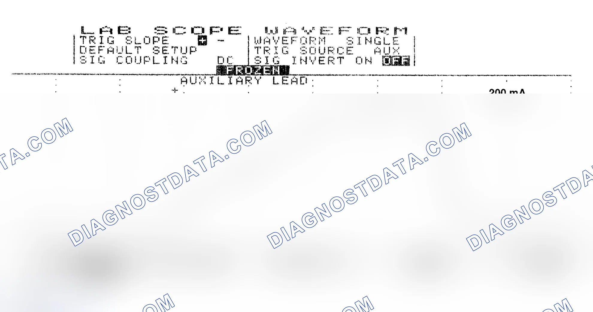 Scheme 13: Single Injector w/Normal Current Flow - Current Pattern