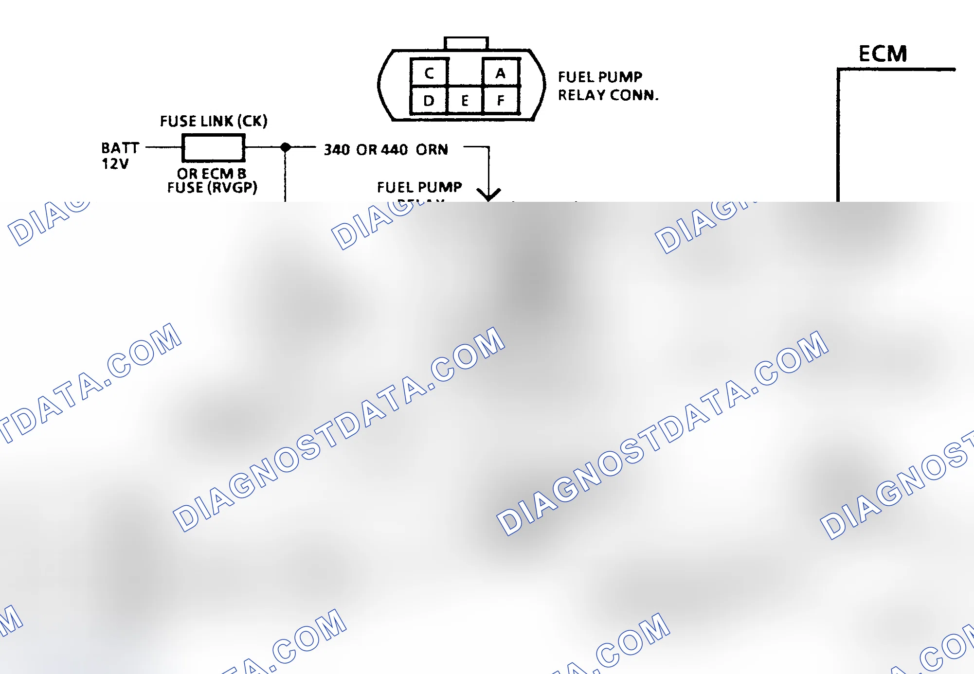 Scheme 21: Chart A-5 Schematic, Fuel Pump Ckt Diagnosis (C, K, R, V, G, P & GP Series) One Fuel Tank