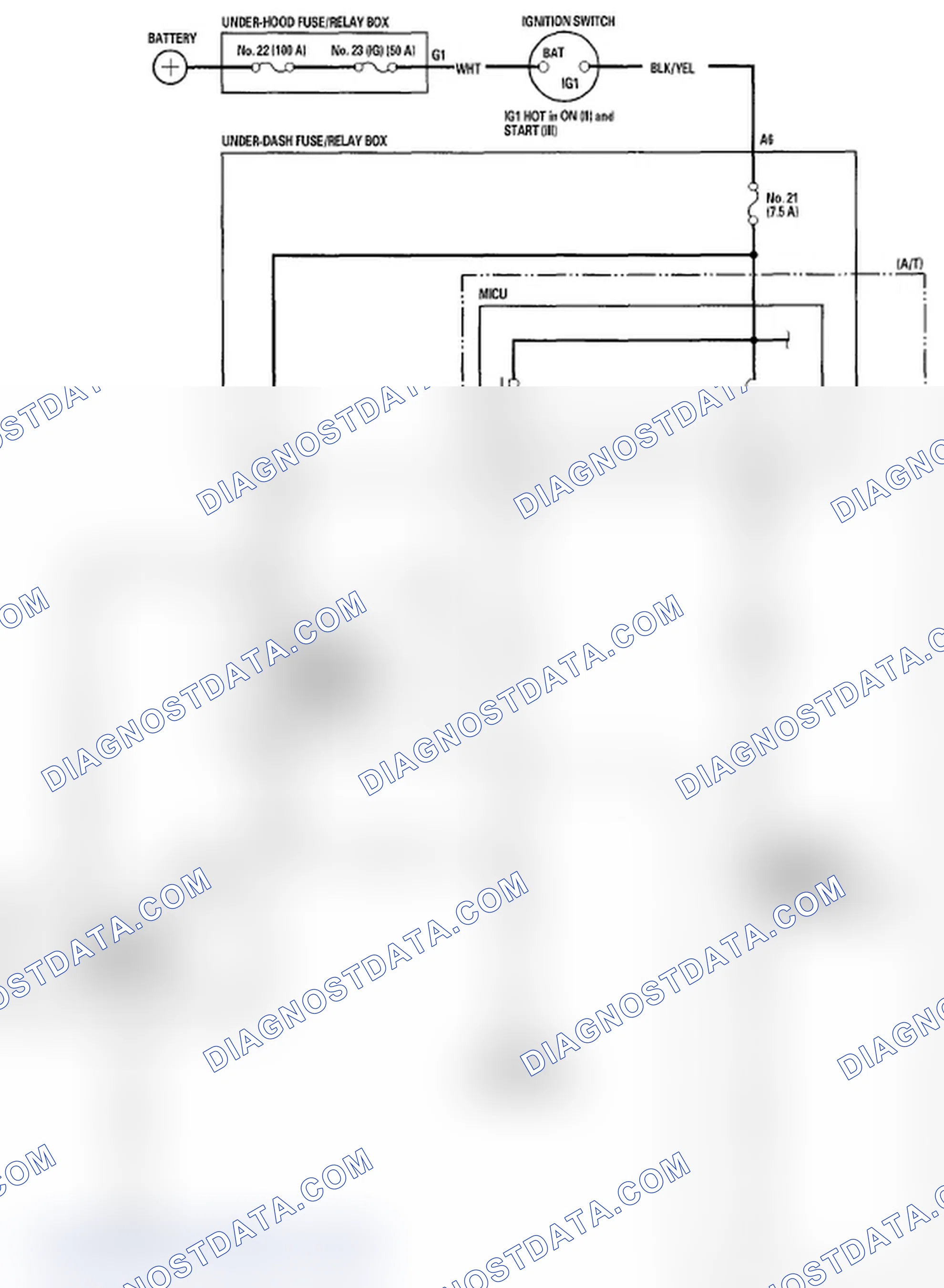Scheme 27: Transmission Range Switch Circuit Diagram