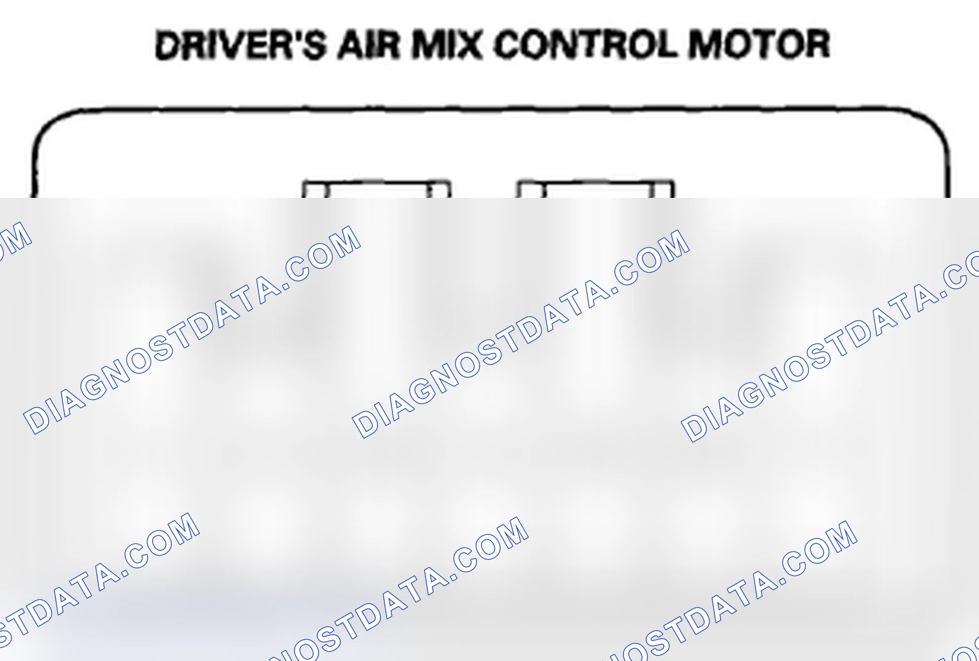 Scheme 153: Driver's Air Mix Control Motor Test