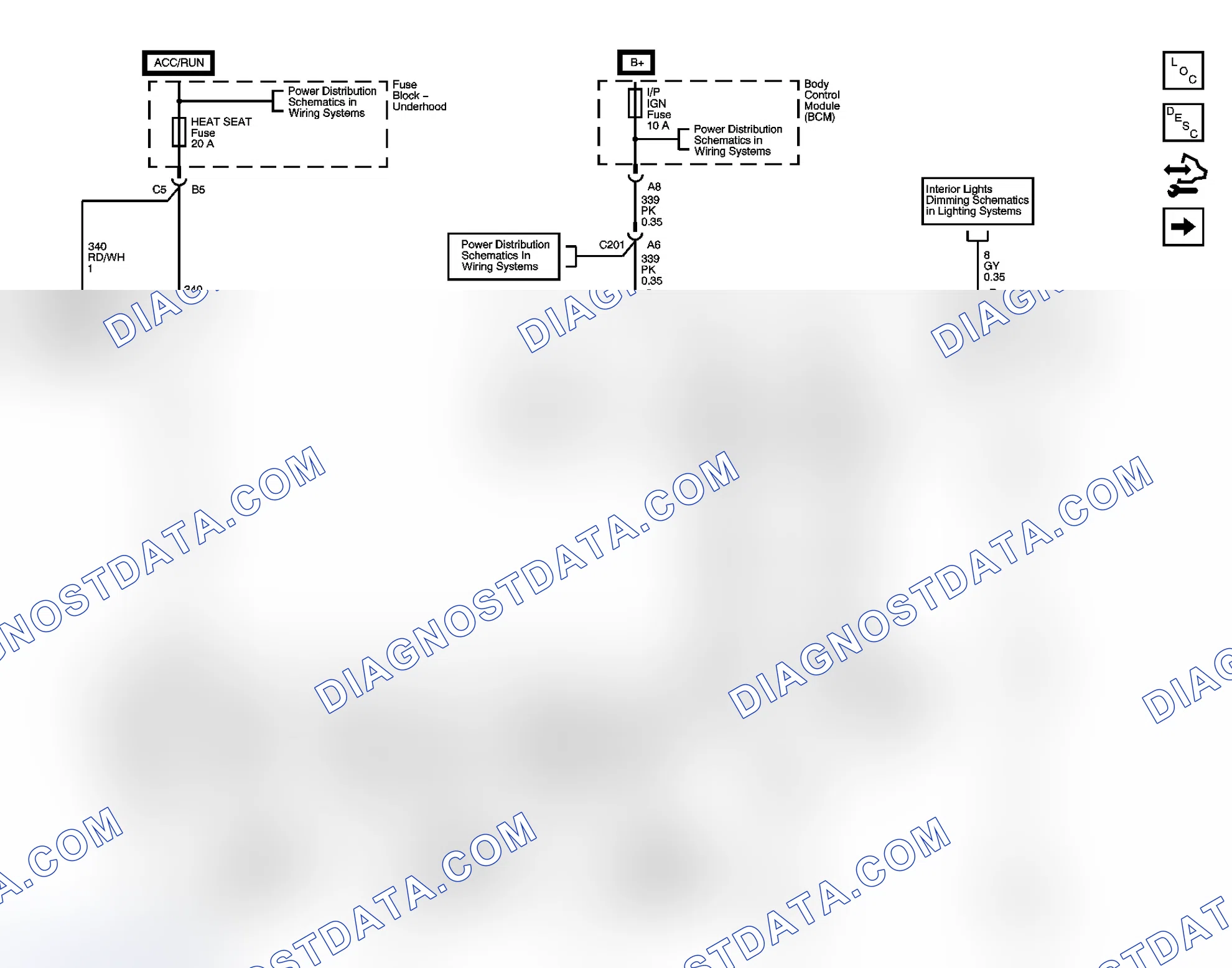 Scheme 1: Driver Seat Schematics