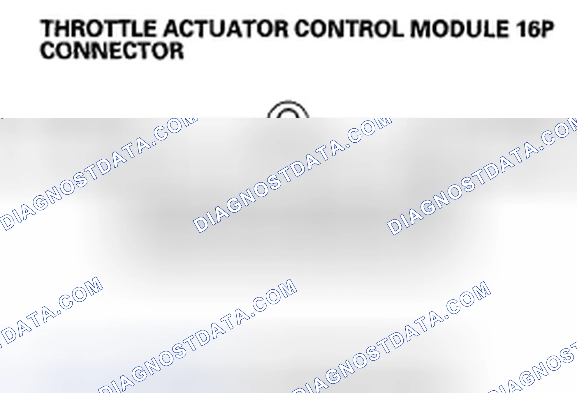 Scheme 311: DTC P2118: Throttle Actuator Current Range/Performance Problem