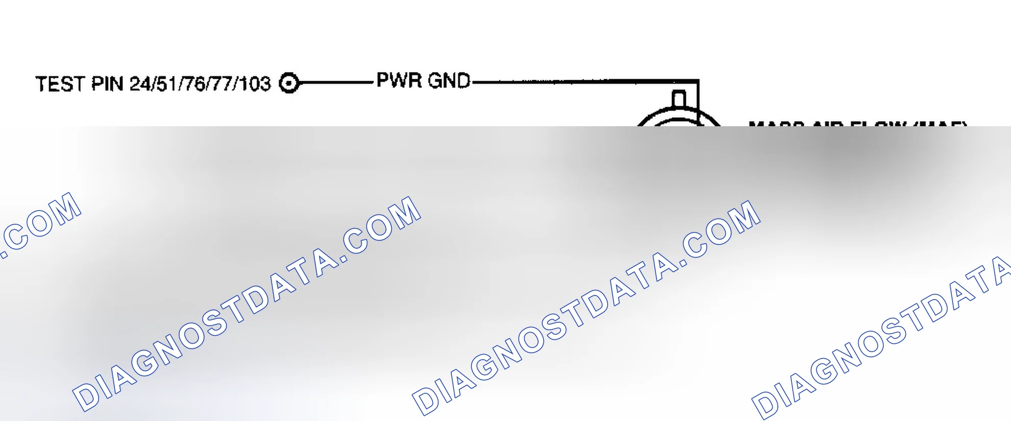 Scheme 11: Identifying MAF Sensor Extension Circuits & Connector Terminals