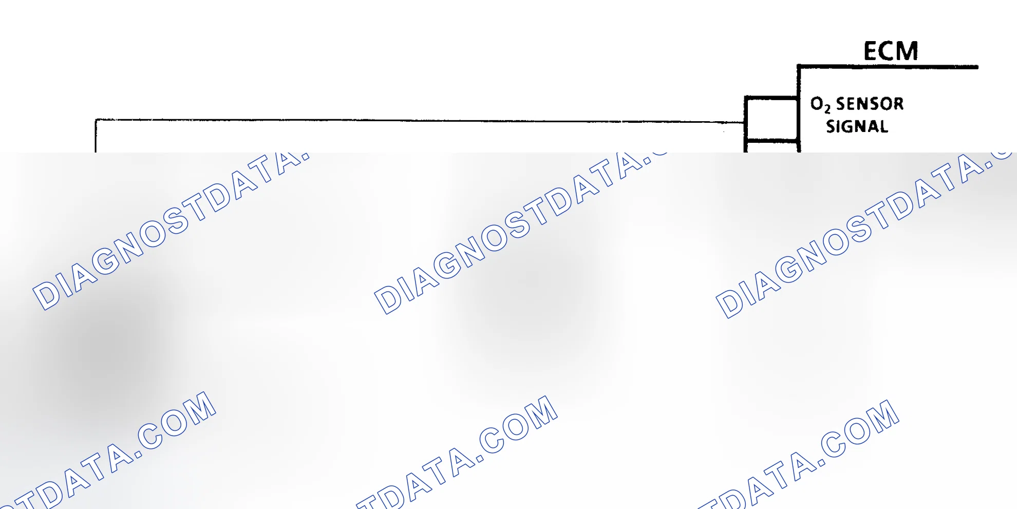 Scheme 32: Code 13 Schematic (5.7L) Open Oxygen Sensor Circuit