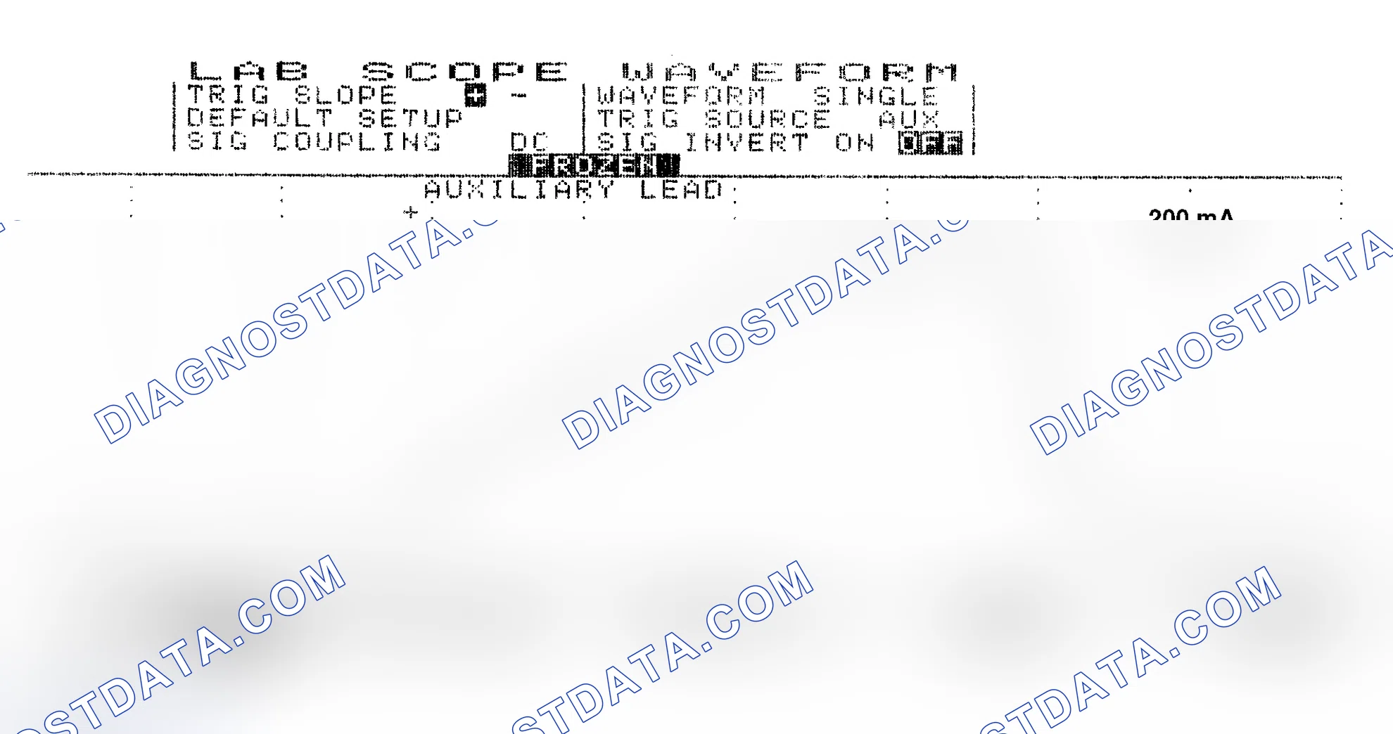 Scheme 13: Single Injector w/Normal Current Flow - Current Pattern