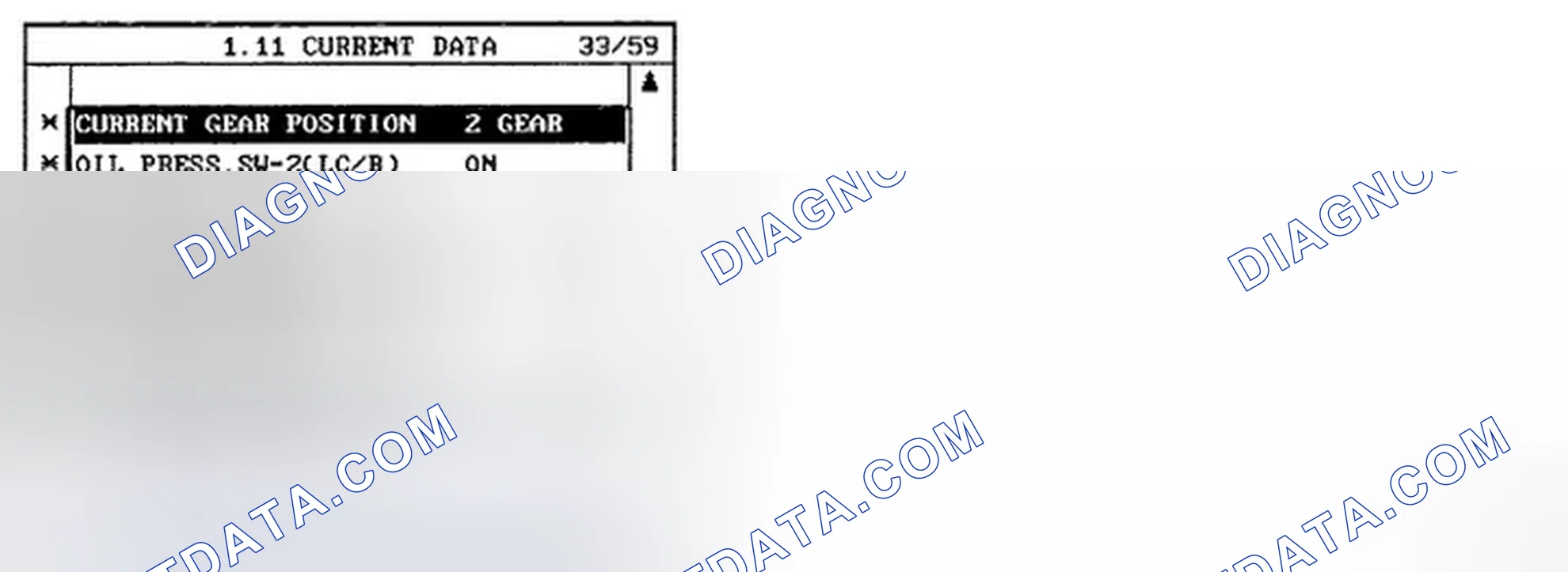 Scheme 108: COMPONENT INSPECTION