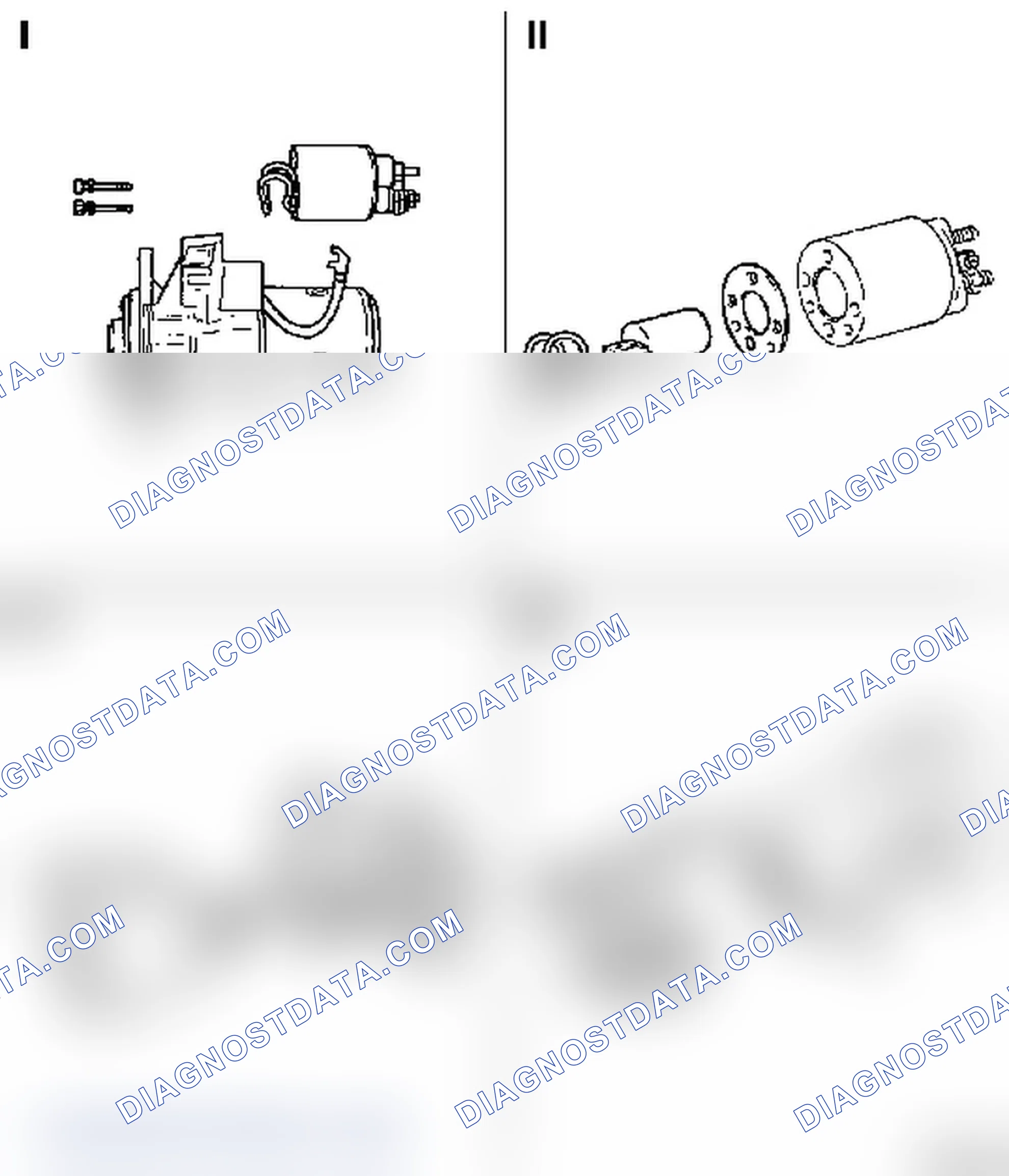 Hitachi Starter, Disassemble and Assemble