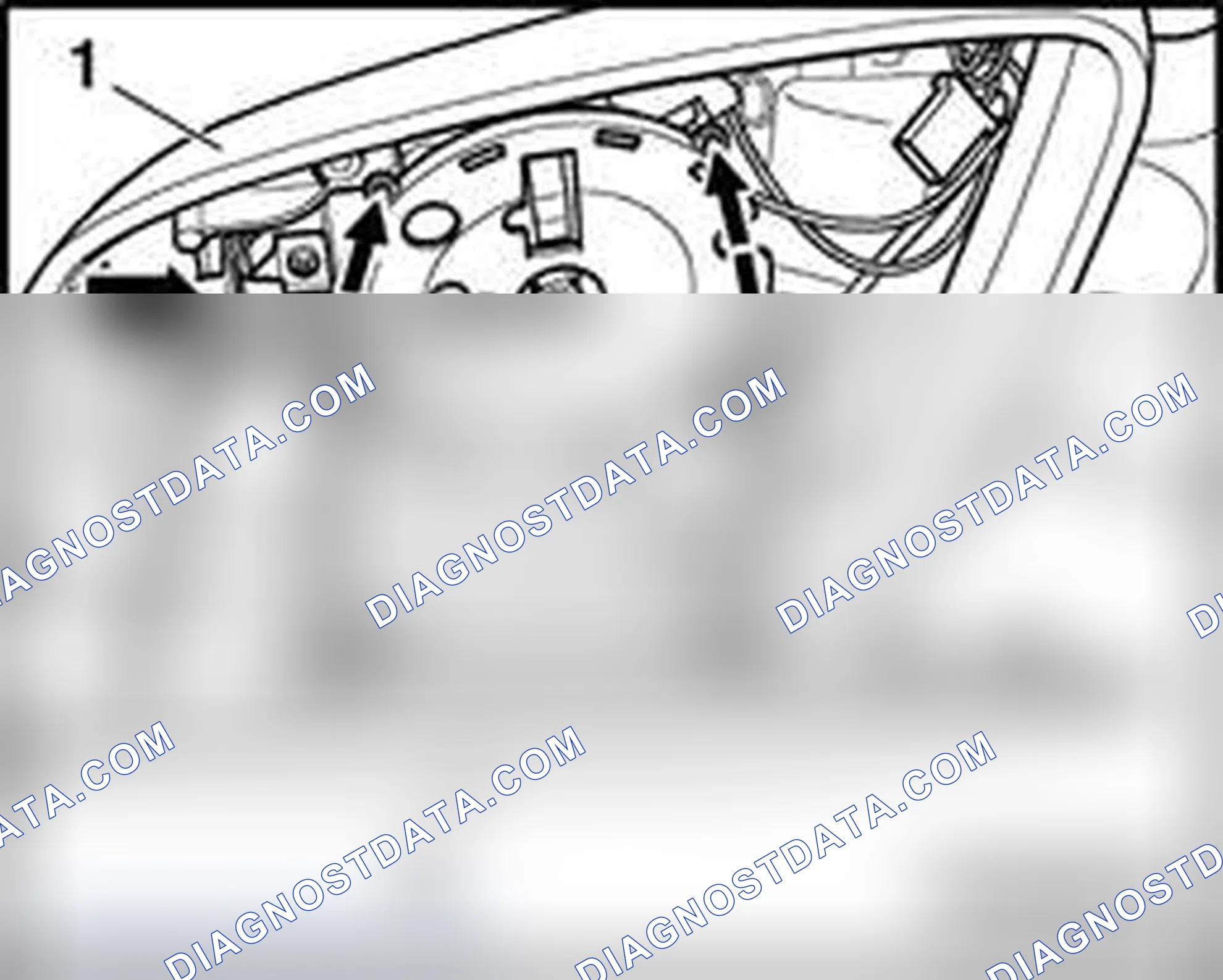 Scheme 266: Outside rear view mirror lens, installing