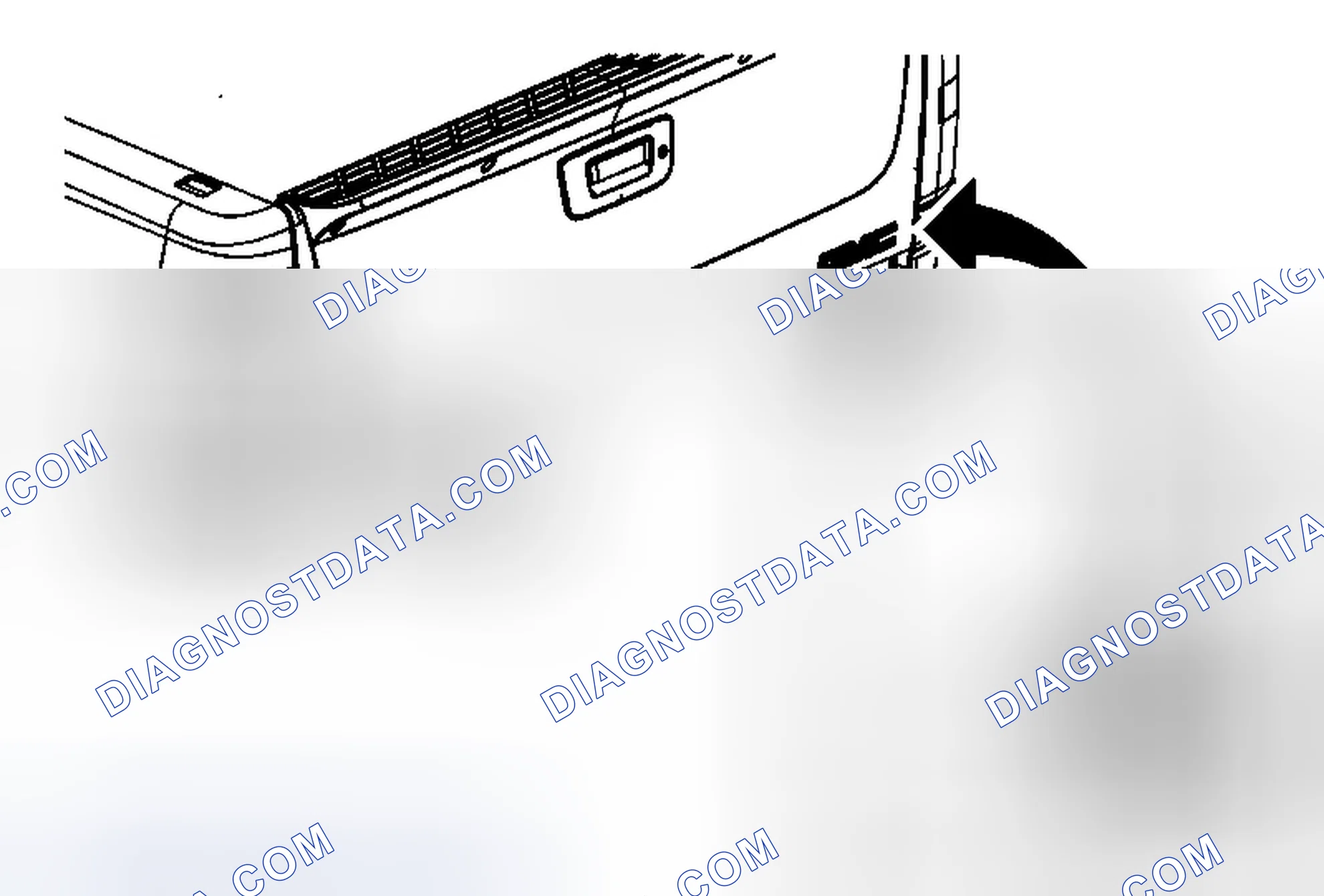 Scheme 102: Endgate Emblem and Nameplate Replacement (GMC)